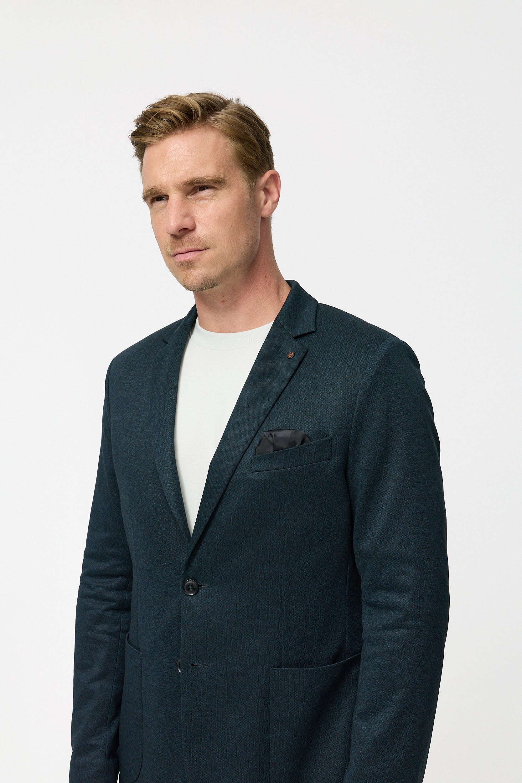 Jersey Sakko DiNove 252689-795 | Petrol