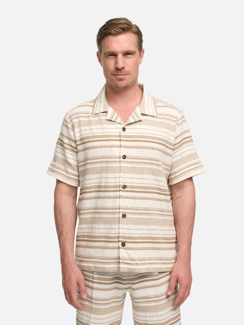 DiCarlo Hemd Slim Fit | Med. Beige