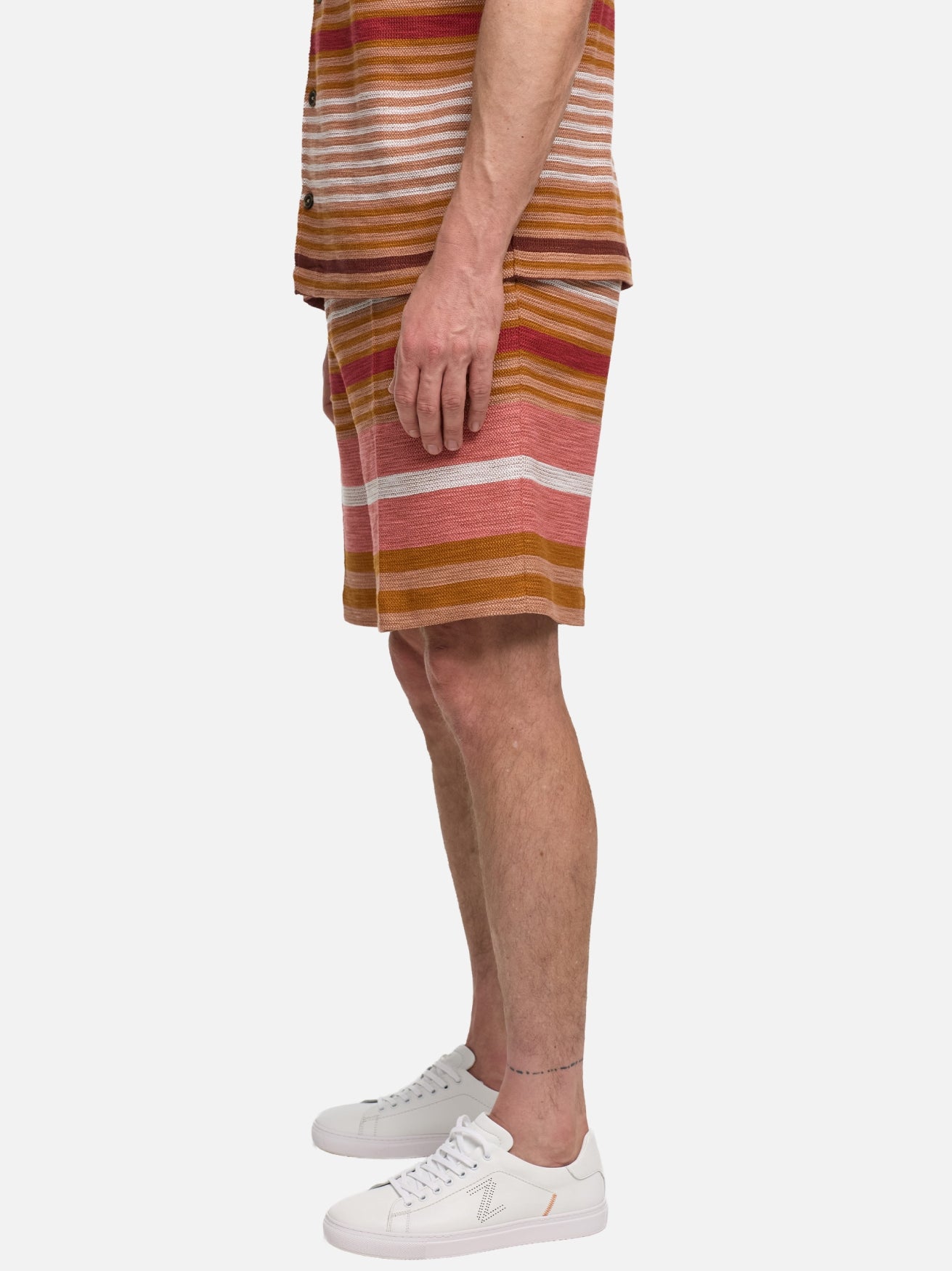 Herren Shorts DiPino SE in Dk. Beige, Seitenansicht