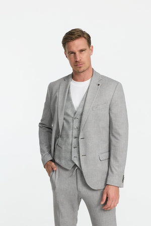 DiNick Sakko Slim Fit Med. Grey – Bestandteil des Anzugs