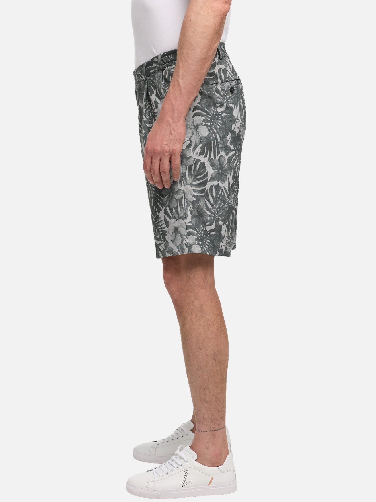 Herren Shorts DiPino SE in Med. Grey, Seitenansicht