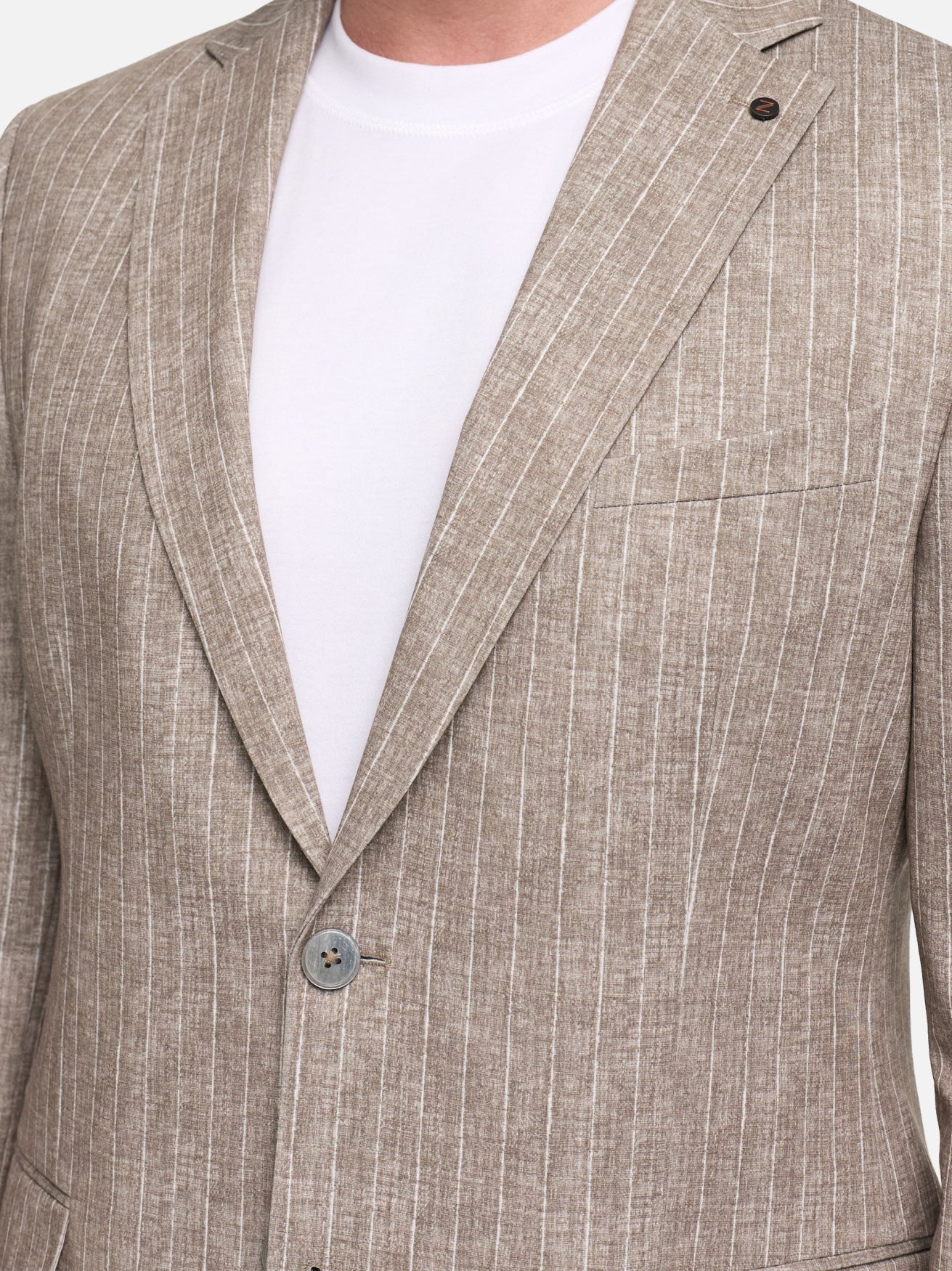 Jersey Anzug Slim Fit | 261649 | Dk. Beige