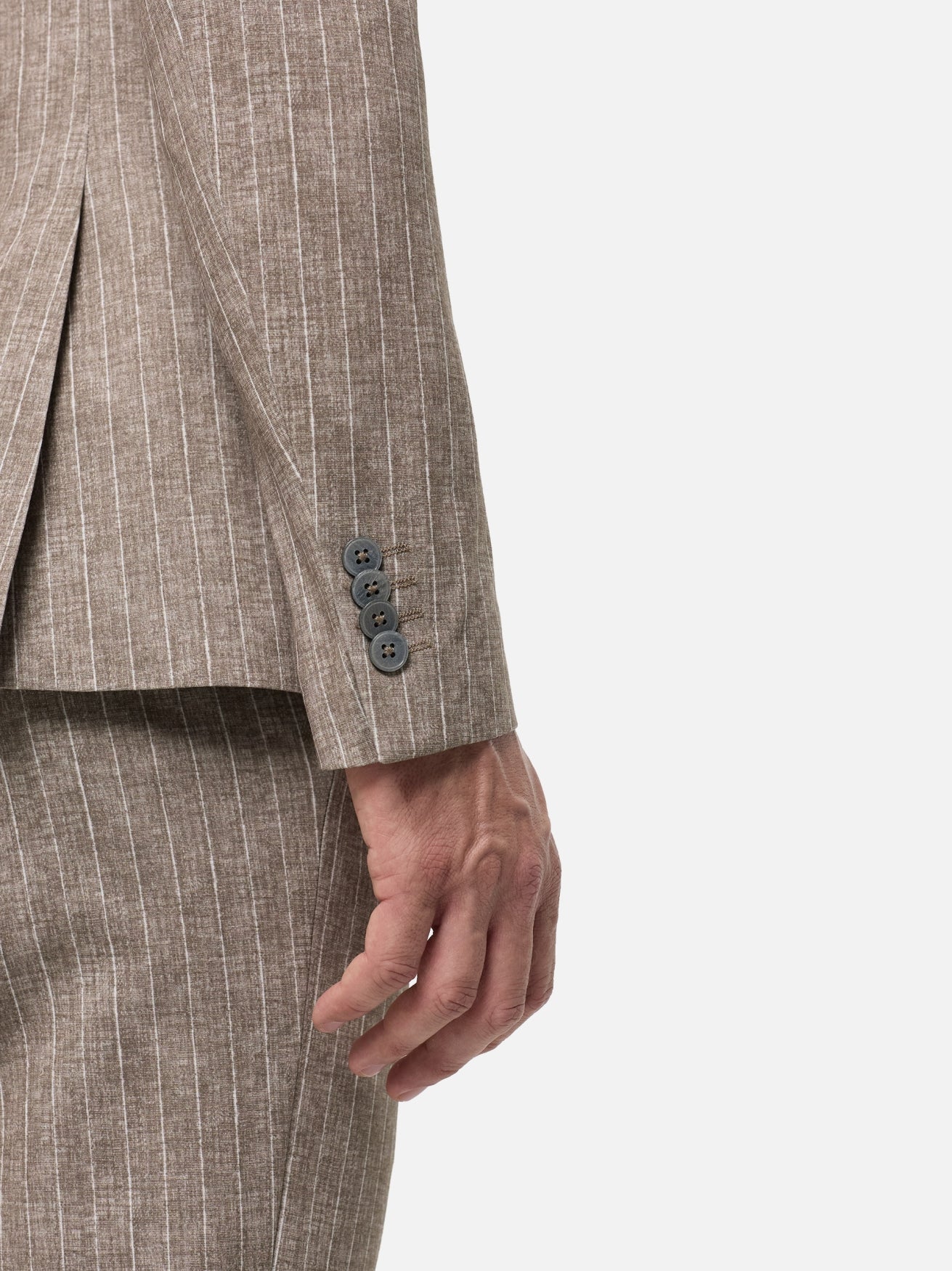 Jersey Anzug Slim Fit | 261649 | Dk. Beige