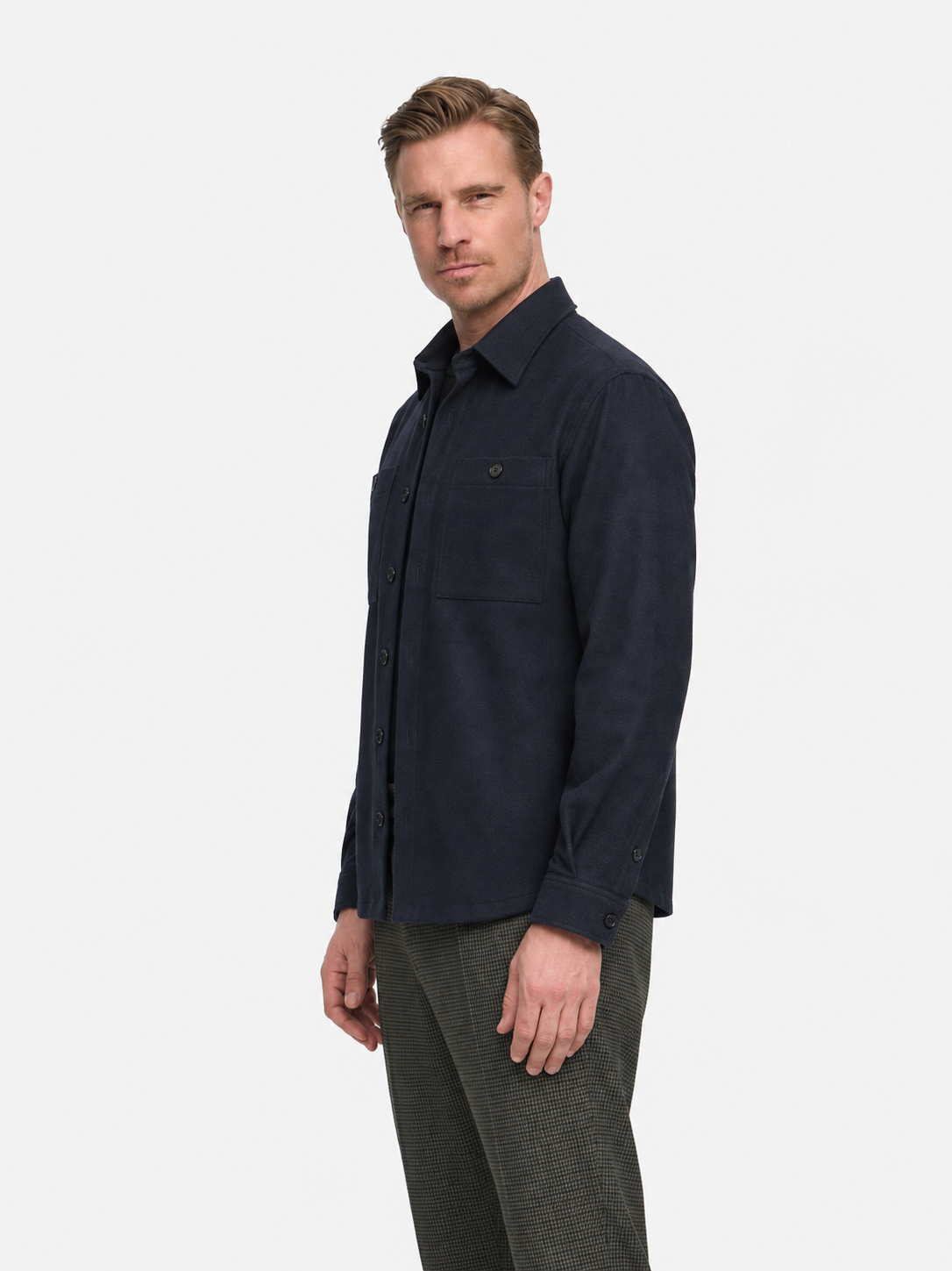 DiTravis Overshirt Regular Fit | Dk. Navy