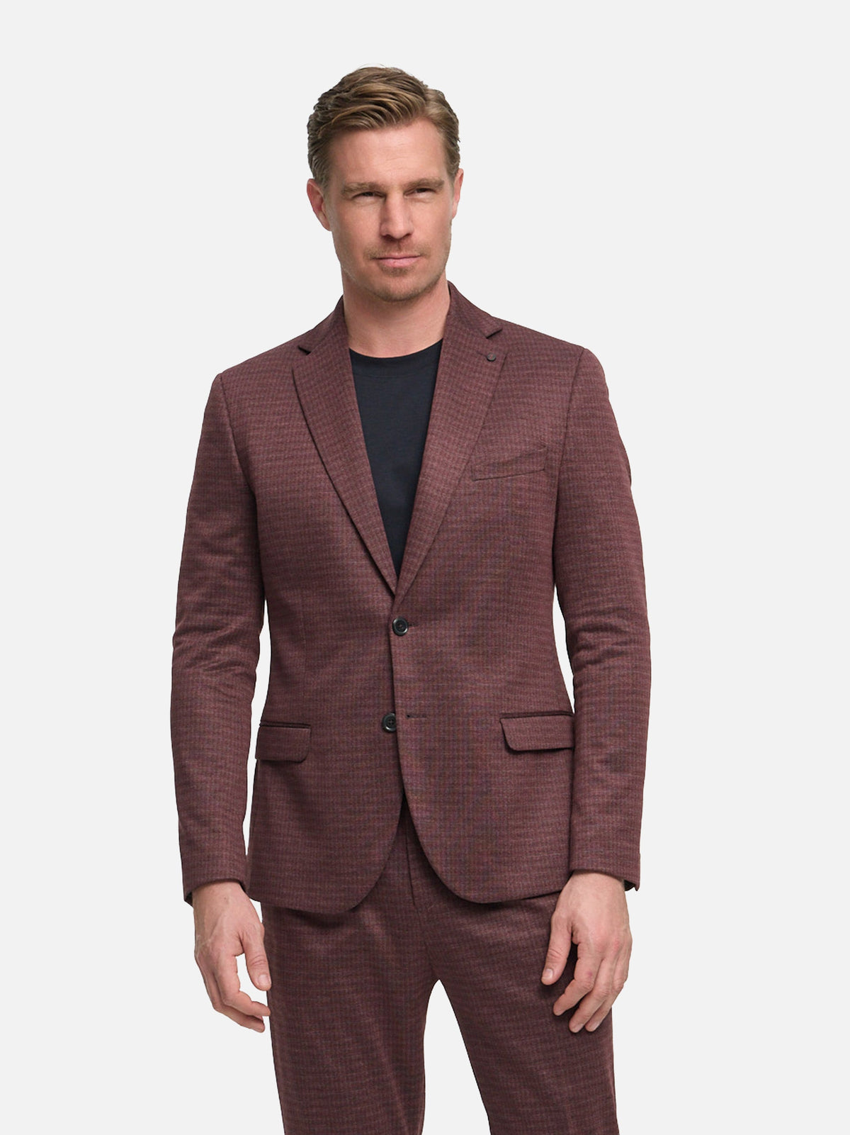 DiNick Sakko Slim Fit Dk. Red – Bestandteil des Anzugs