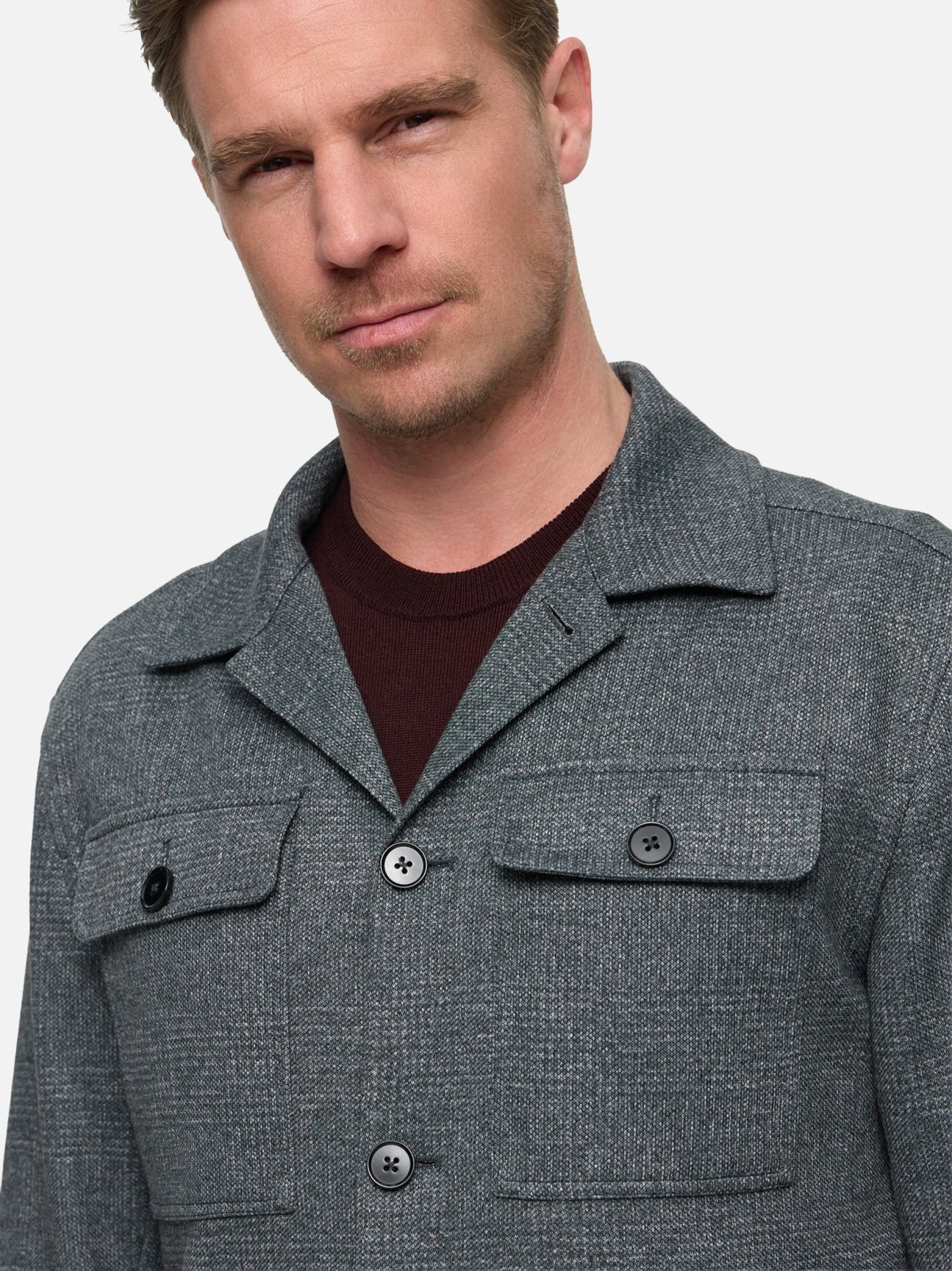 DiTheo 2 Overshirt Regular Fit | Dk. Grey