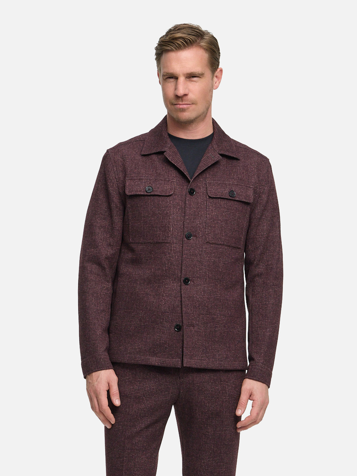 DiTheo 2 Overshirt Regular Fit | Dk. Red