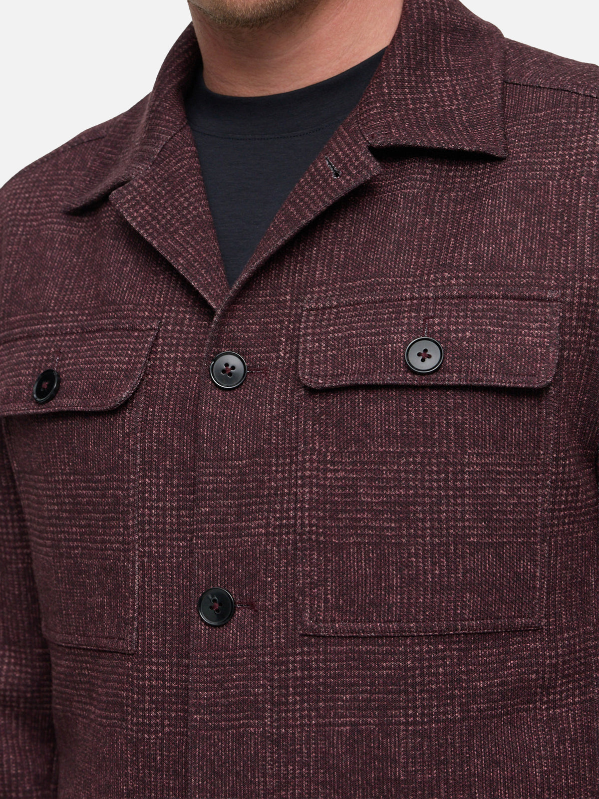 DiTheo 2 Overshirt Regular Fit | Dk. Red