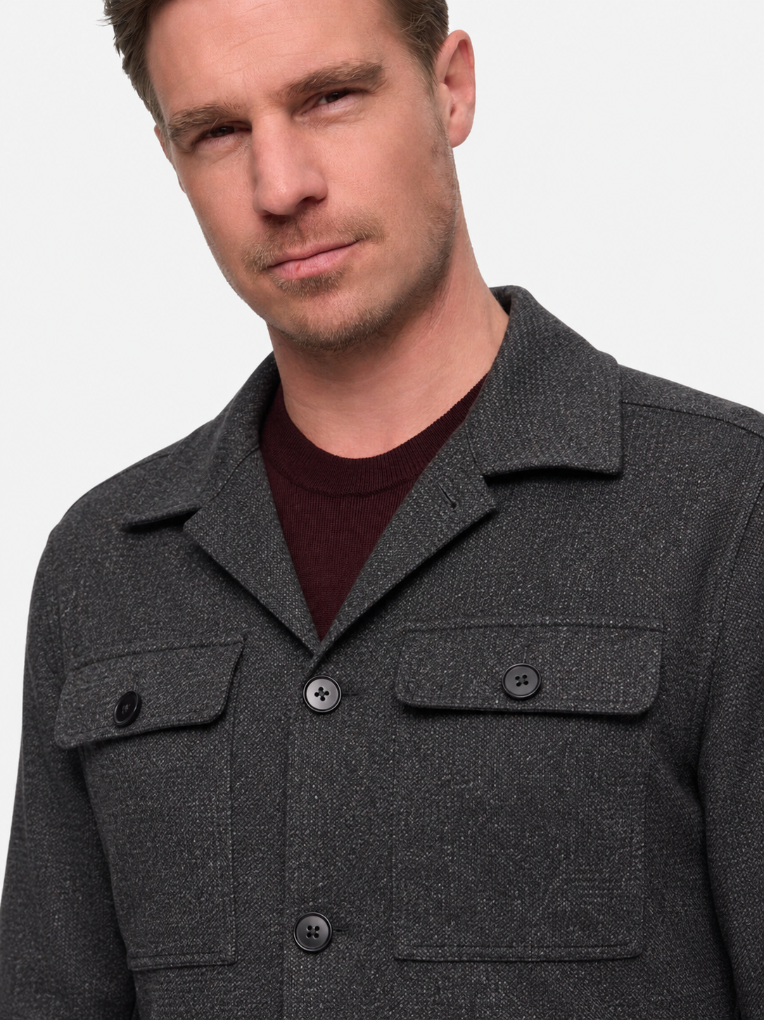 DiTheo 2 Overshirt Regular Fit | Dk. Brown