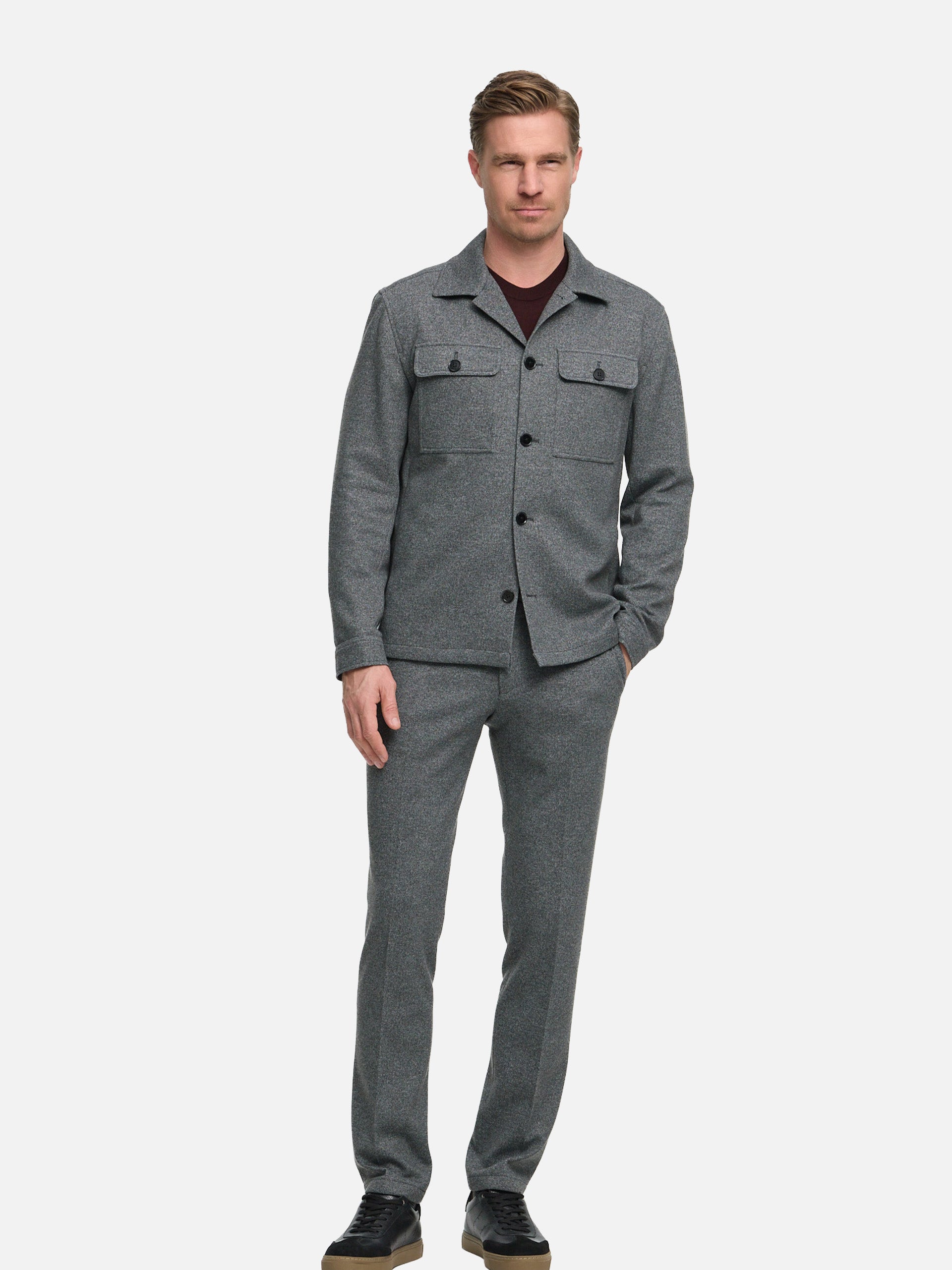 DiTheo 2 Overshirt Regular Fit | Dk. Grey