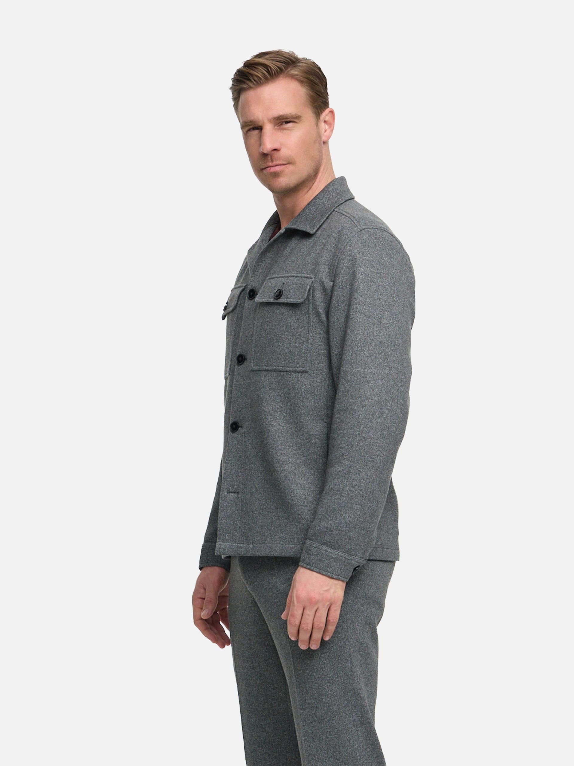 DiTheo 2 Overshirt Regular Fit | Dk. Grey