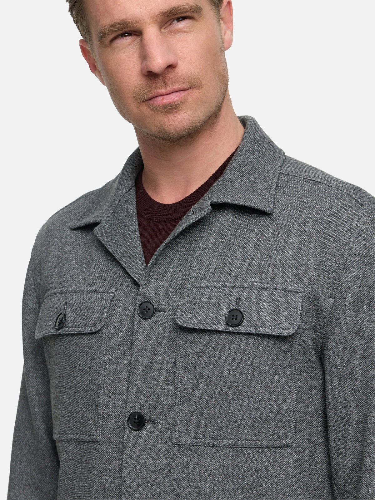 DiTheo 2 Overshirt Regular Fit | Dk. Grey
