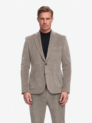 DiNick AT Sakko Slim Fit Taupe – Bestandteil des Anzugs