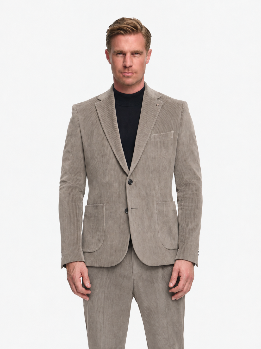 DiNick AT Sakko Slim Fit Taupe – Bestandteil des Anzugs