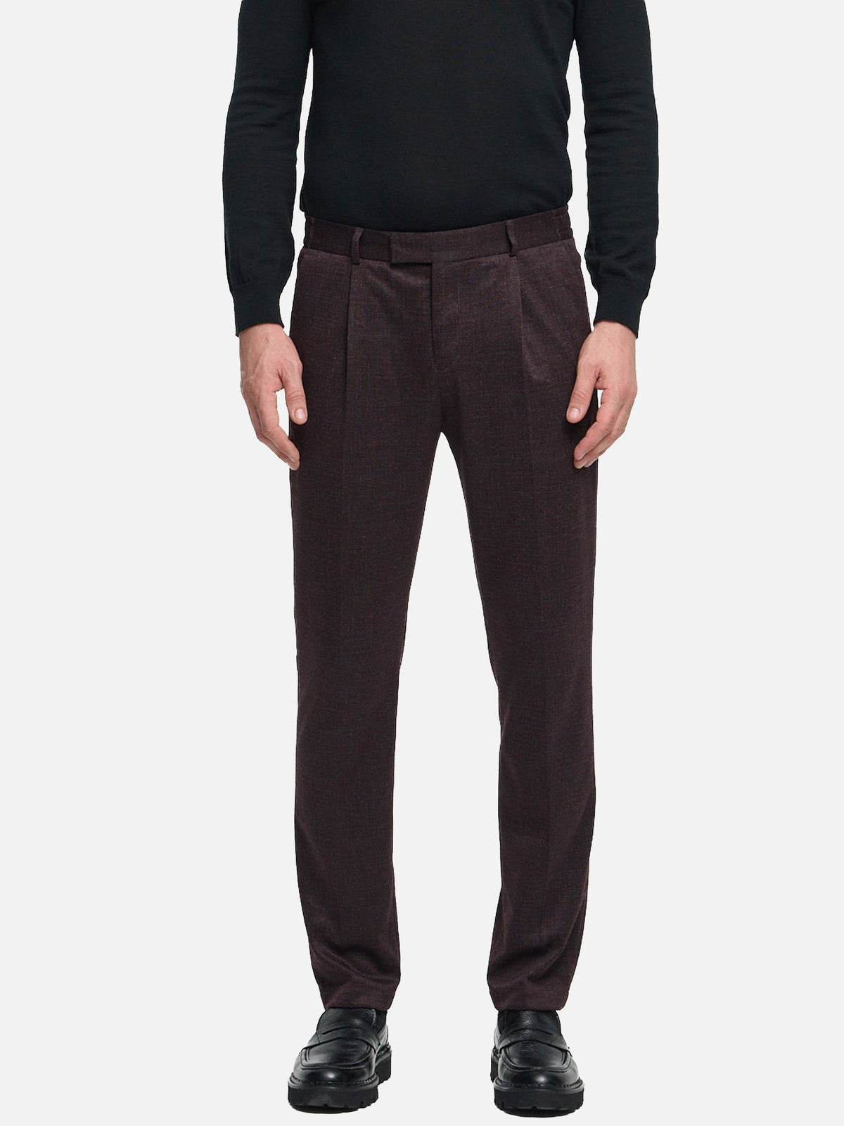 DiConnor40 SE Anzughose Modern Fit Dk. Red – Bestandteil des Anzugs
