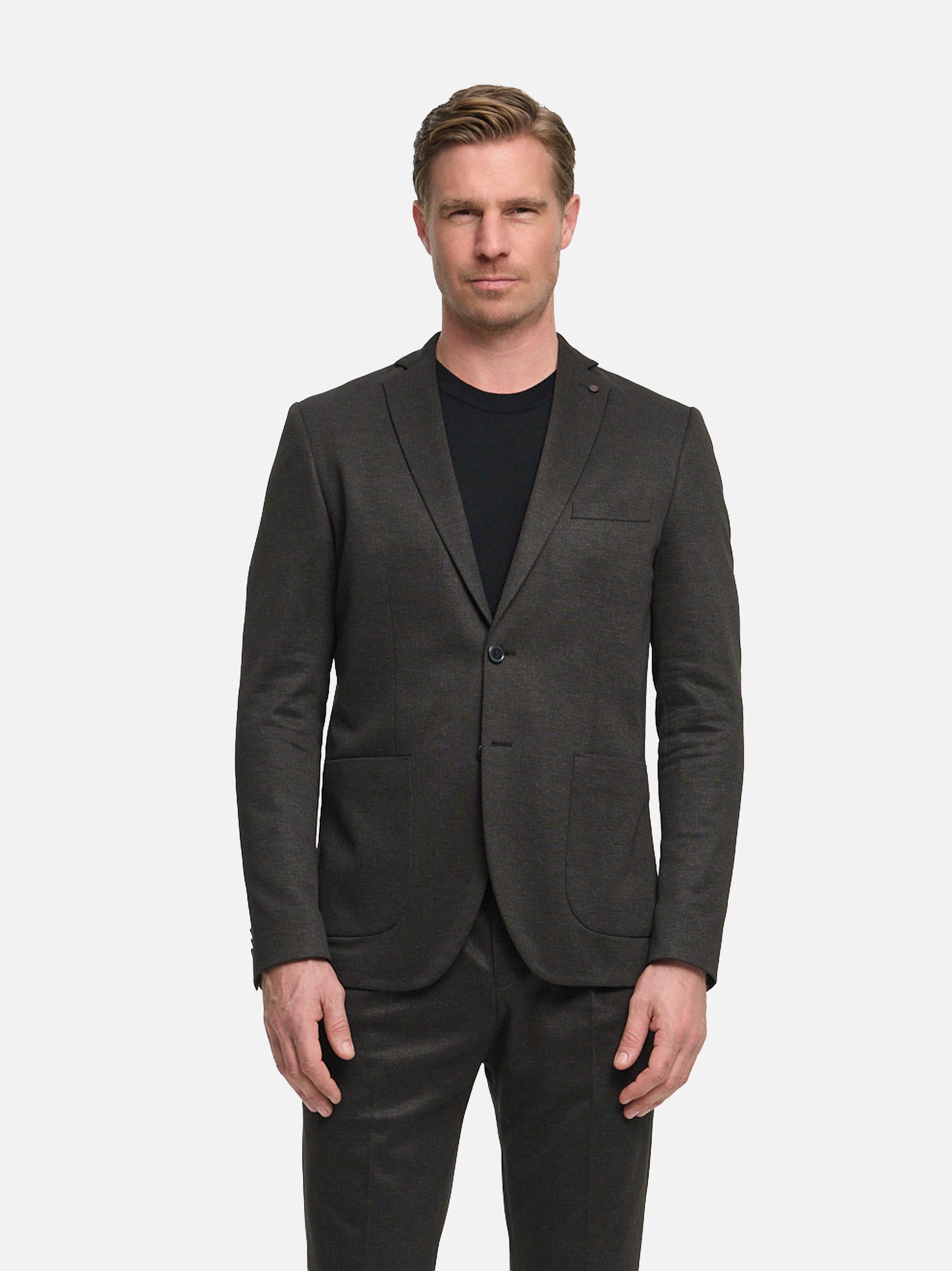 DiNove AP Sakko Slim Fit | Dk. Brown