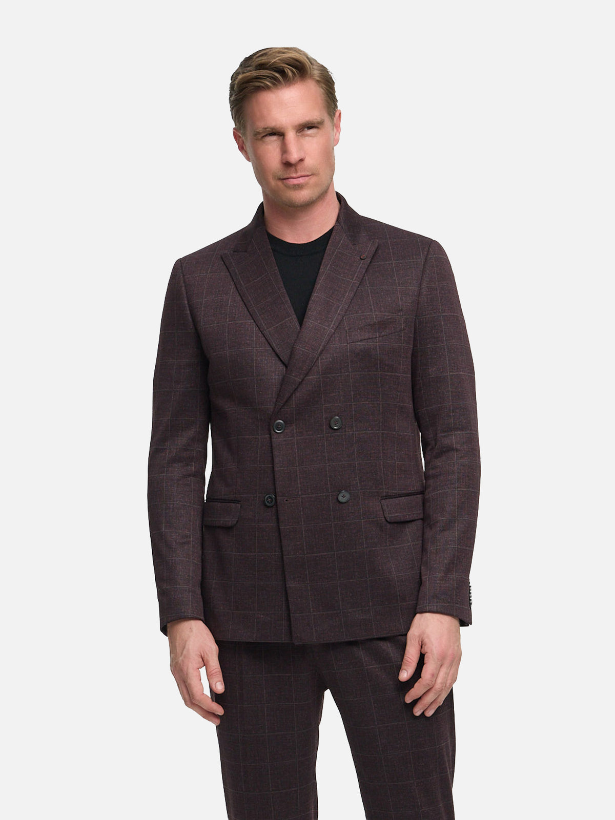 DiHugo Sakko Slim Fit | Dk. Red