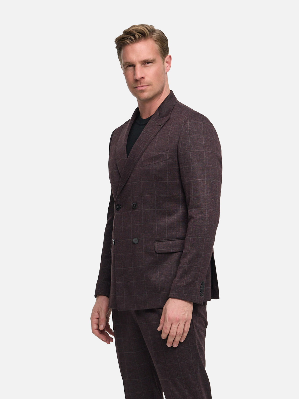 DiHugo Sakko Slim Fit | Dk. Red