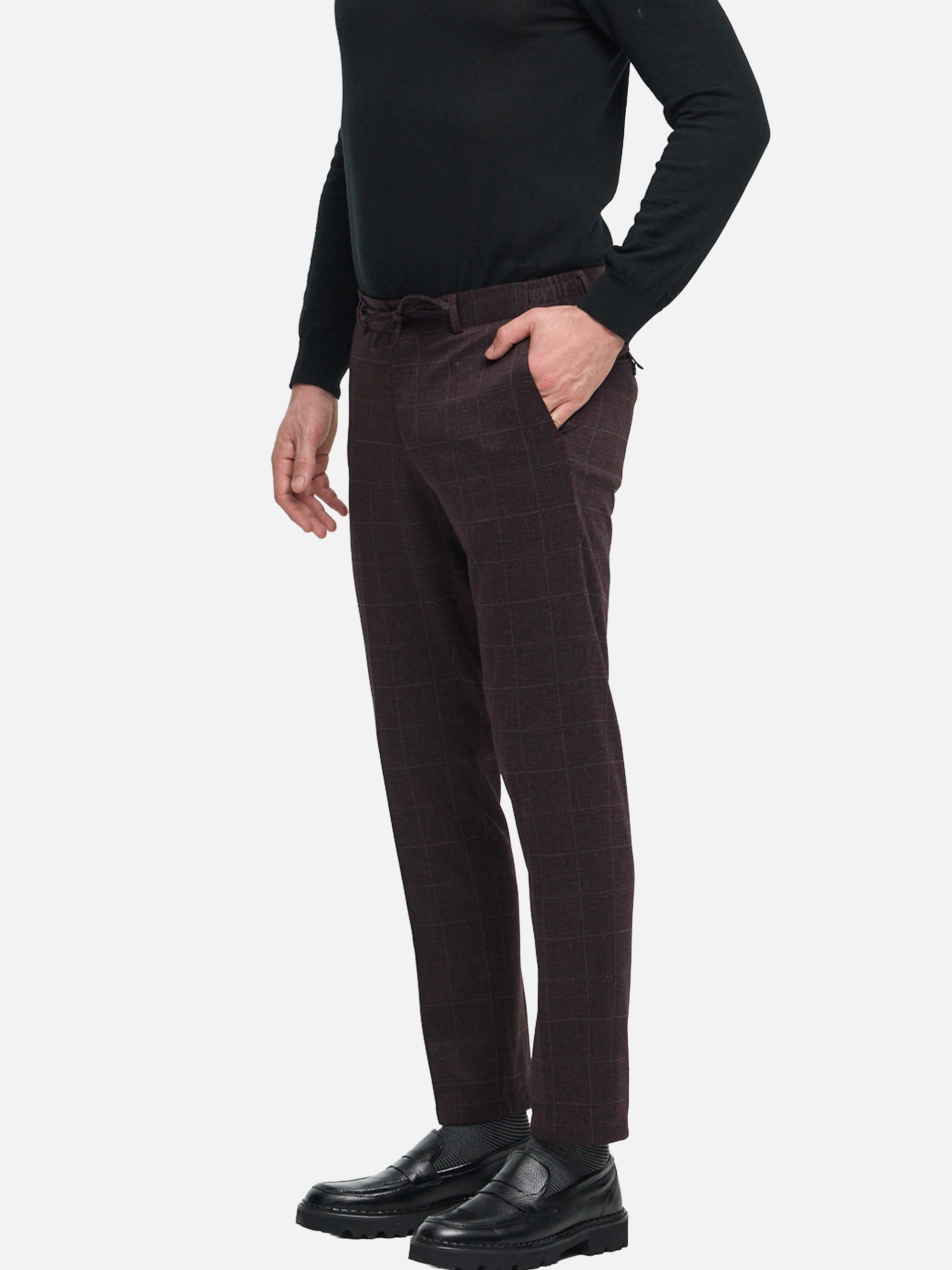 DiSpartaflex SE Anzughose Modern Fit Dk. Red – Bestandteil des Anzugs