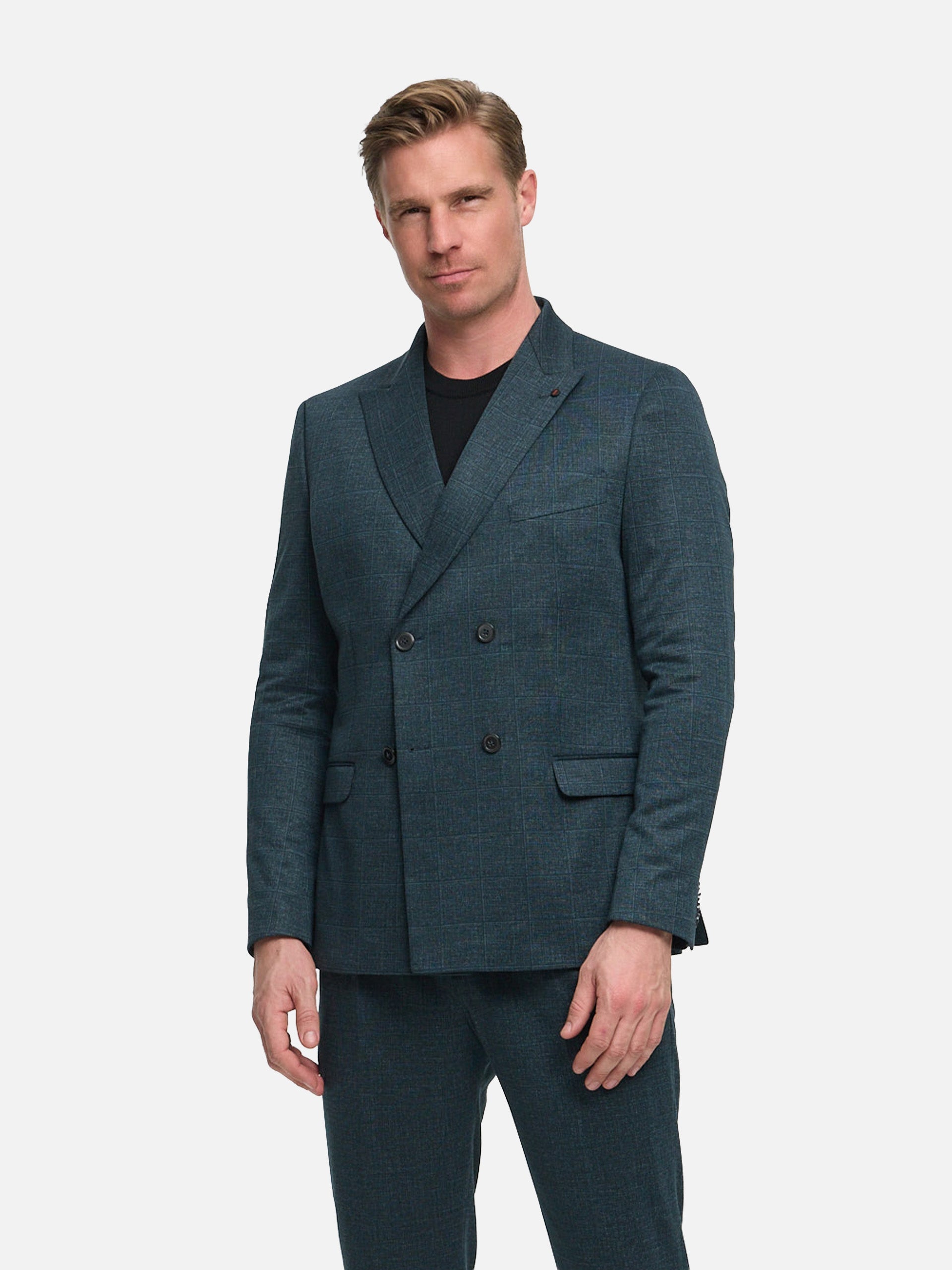 DiHugo Sakko Slim Fit Petrol – Bestandteil des Anzugs