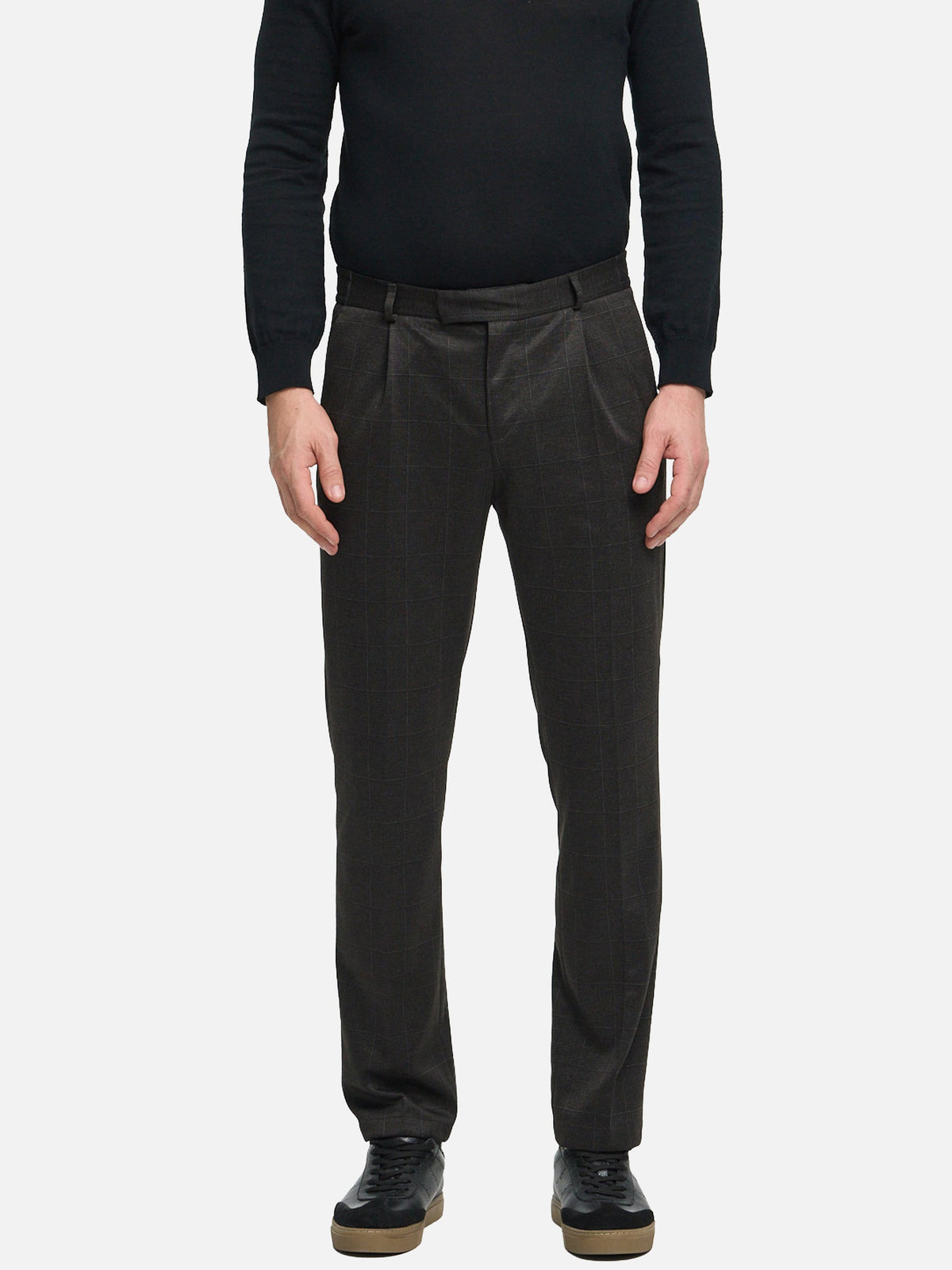 DiConnor40 SE Anzughose Modern Fit Dk. Brown – Bestandteil des Anzugs