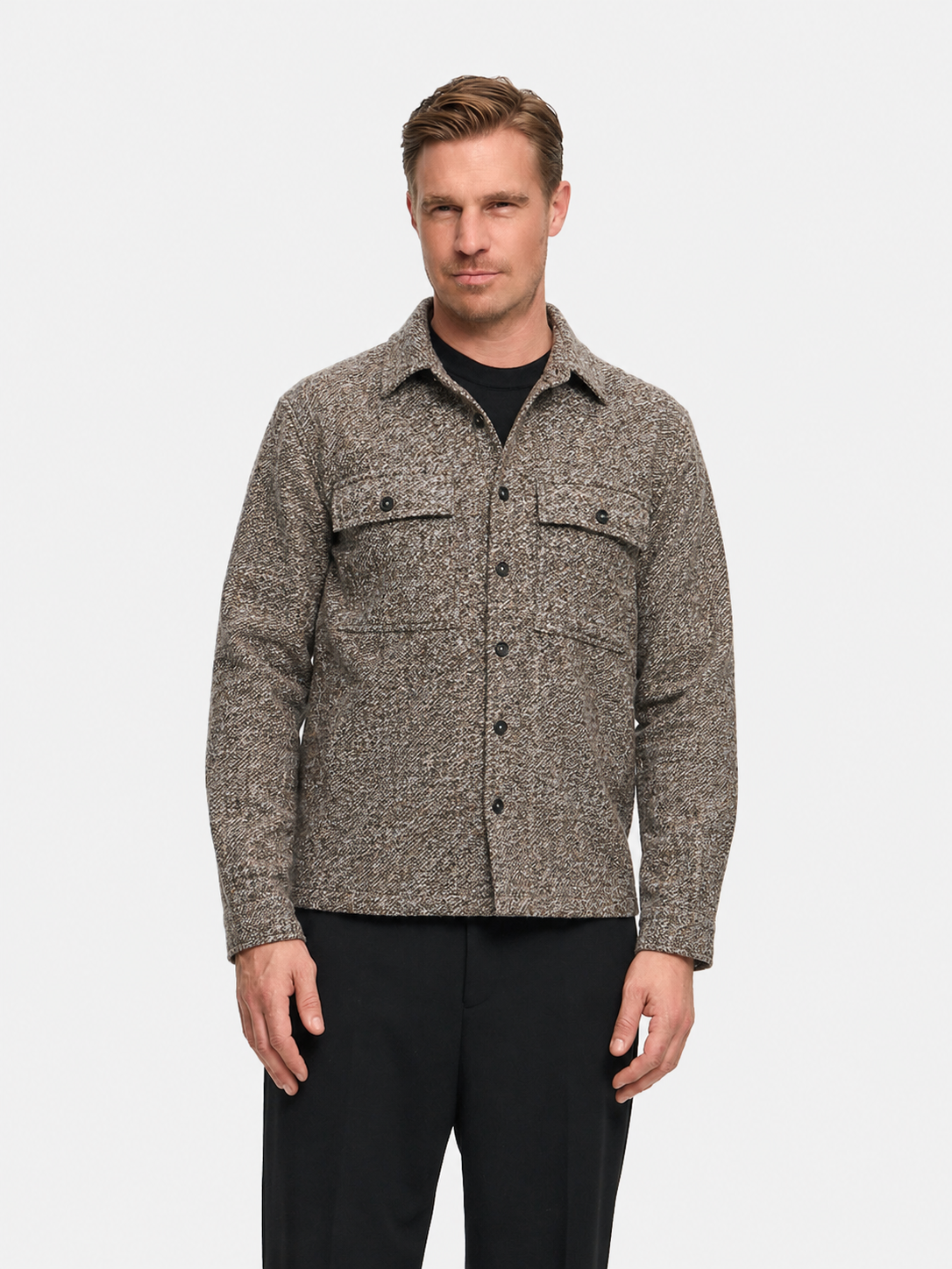 DiTyler Overshirt Regular Fit | Med. Brown