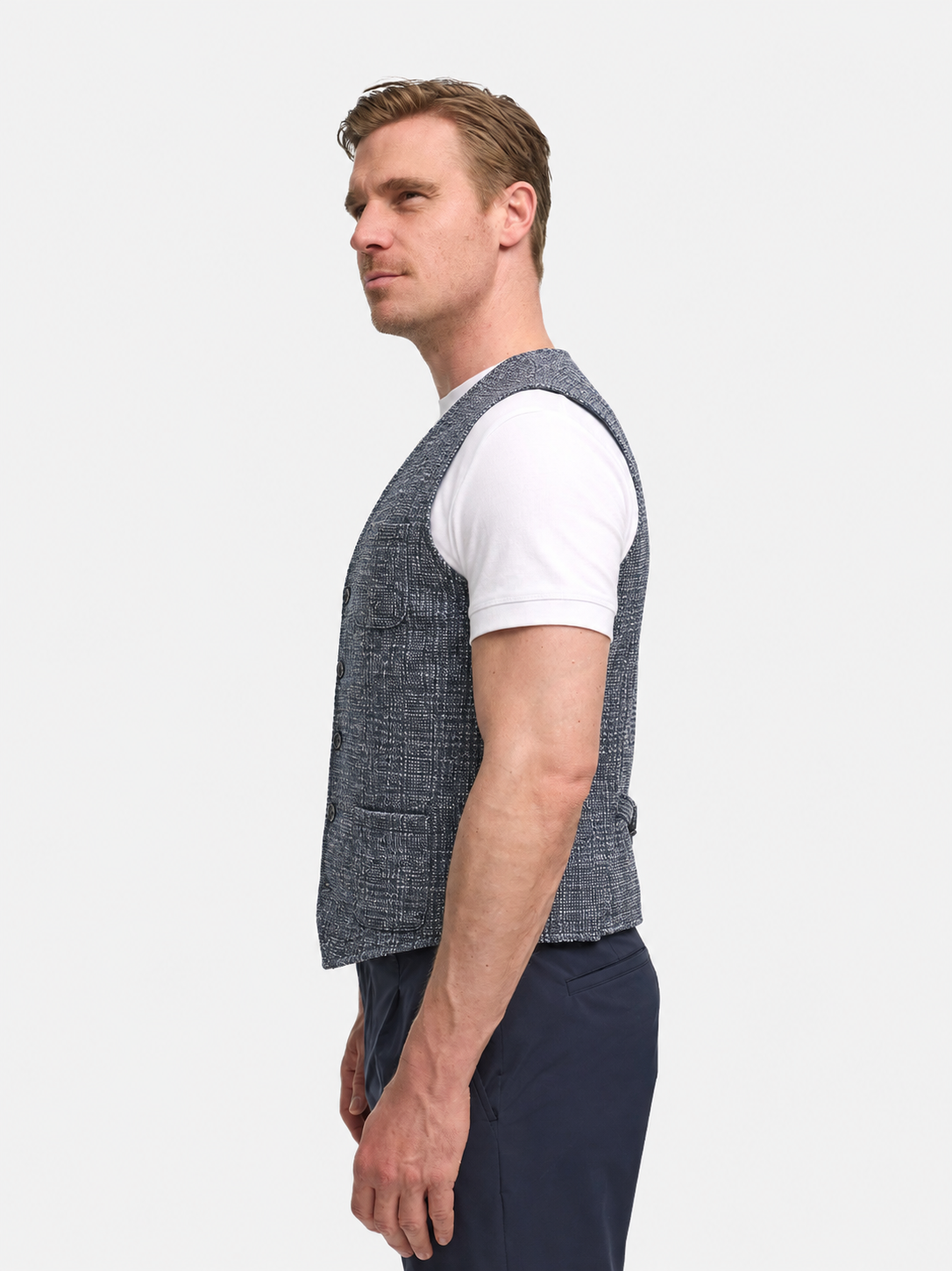 DiWim Anzugweste Slim Fit | Dk. Blue