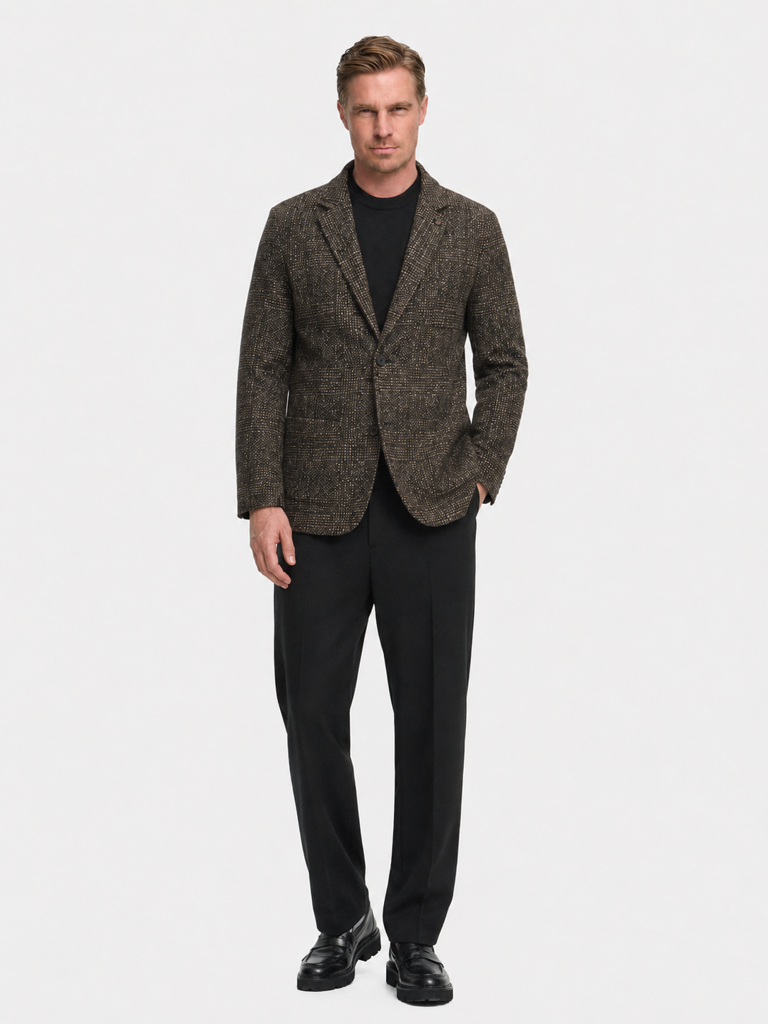 DiFab Sakko Slim Fit | Brown