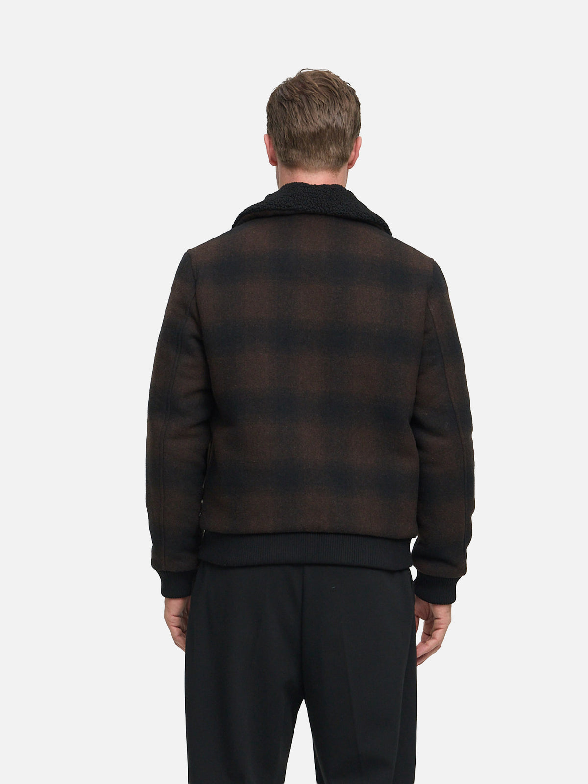 DiGio Mantel Regular Fit | Black-Brown