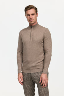 Zip-Pullover DiZip 401-290 Beige