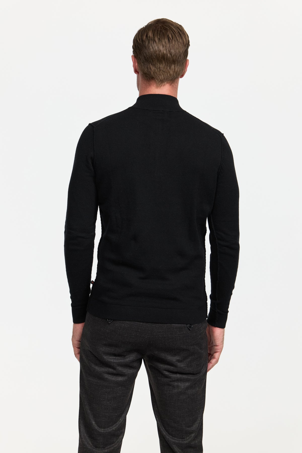 Zip-Pullover DiZip 401-900 Schwarz