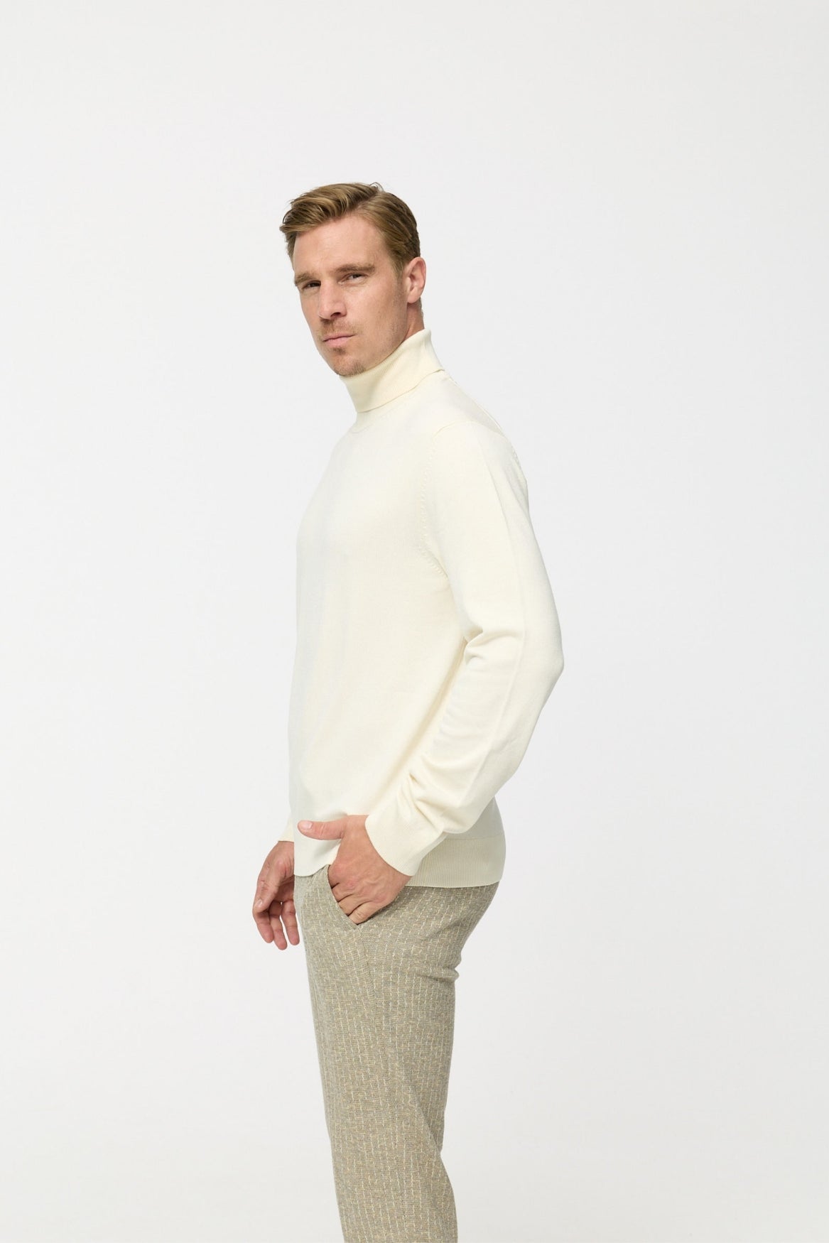 Rollkragen Pullover DiRyan 408-120 | Offwhite