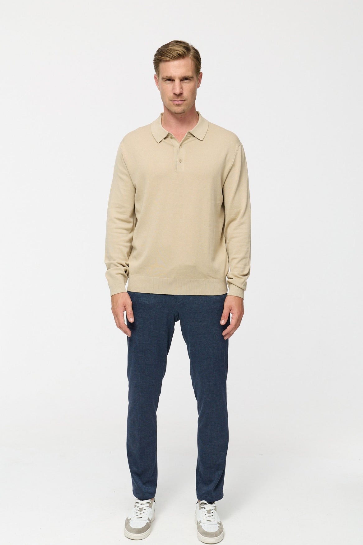 Knitwear Shirt DiGin 408-220 | Lt. Beige