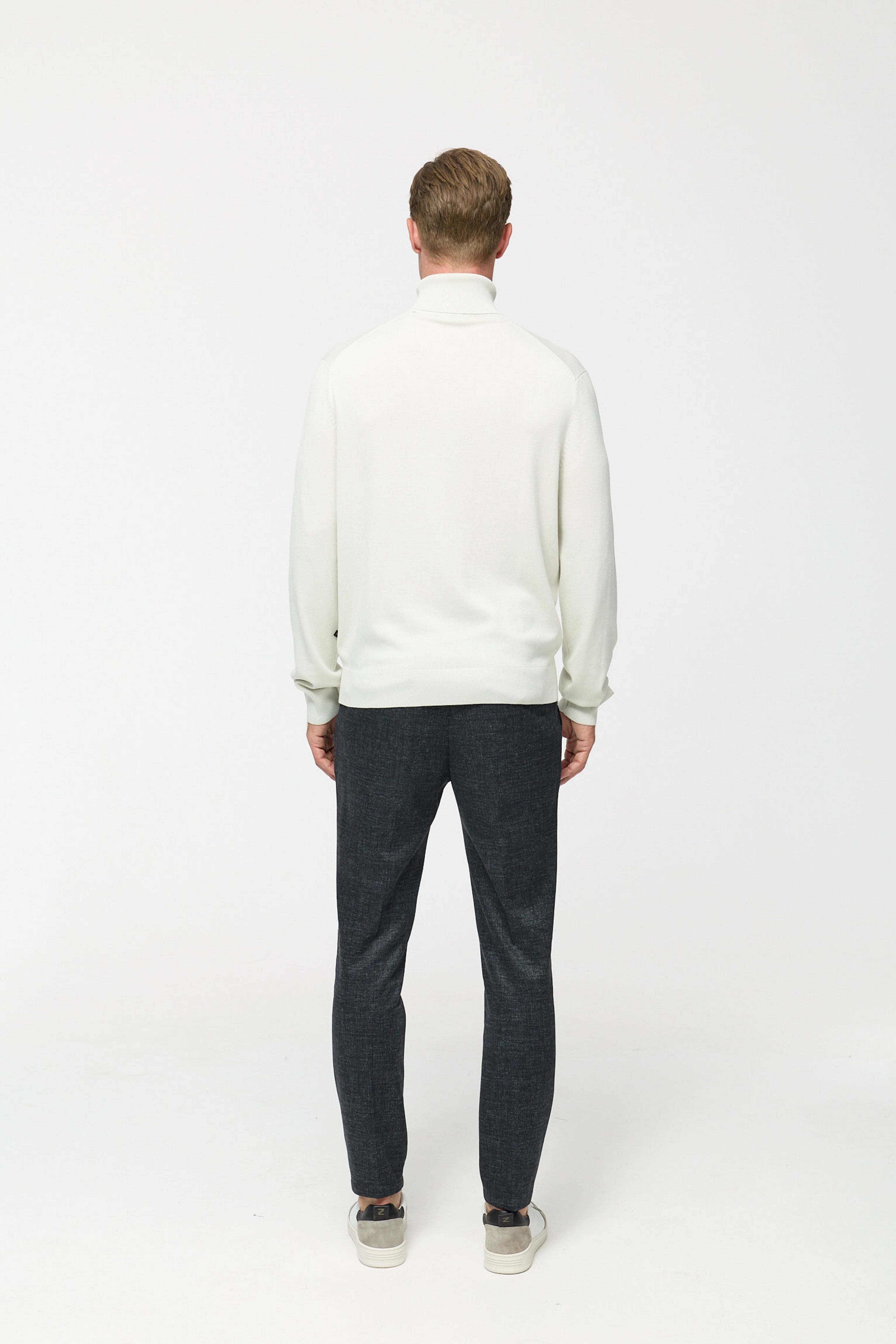 Rollkragen Pullover DiRyan 408-310 Light Grey