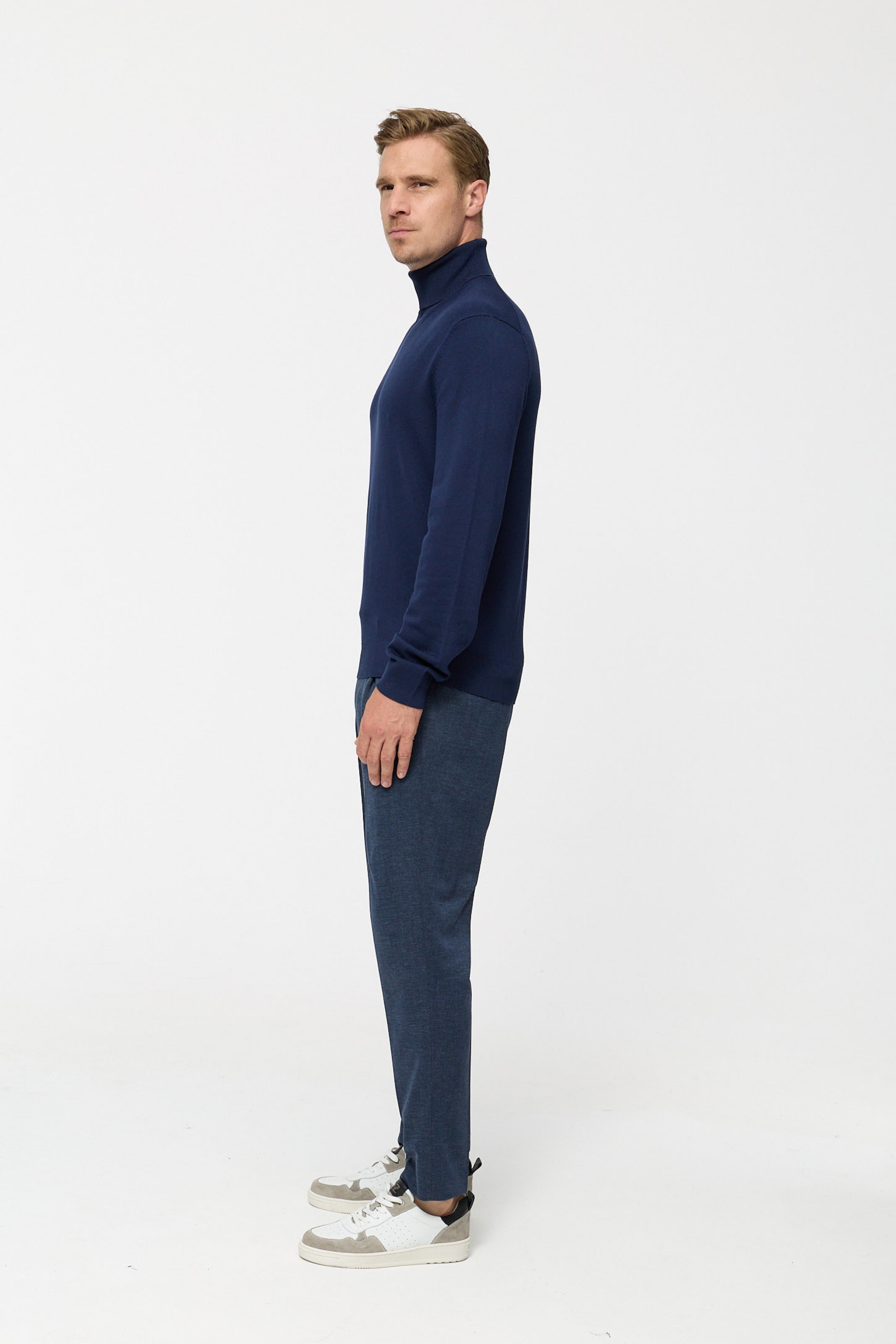 Rollkragen Pullover DiRyan 408-680 Navy