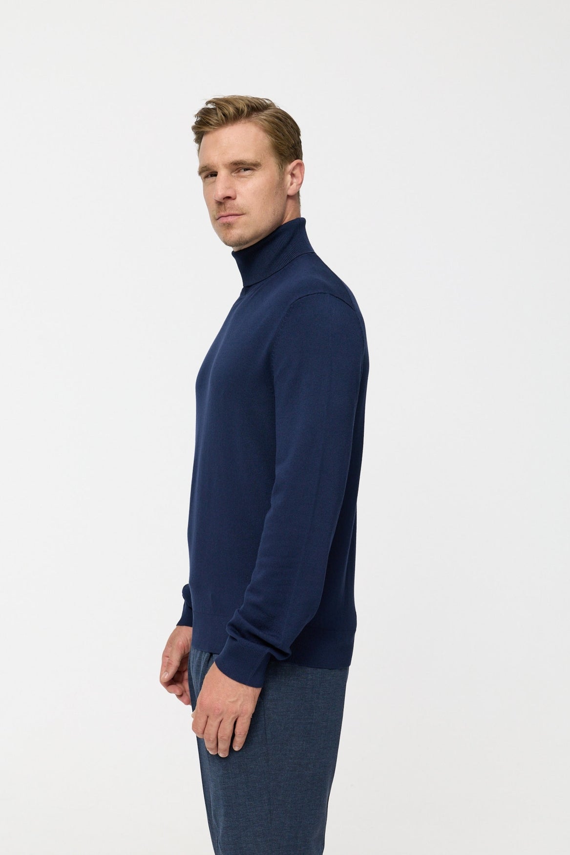 Rollkragen Pullover DiRyan 408-680 | Navy