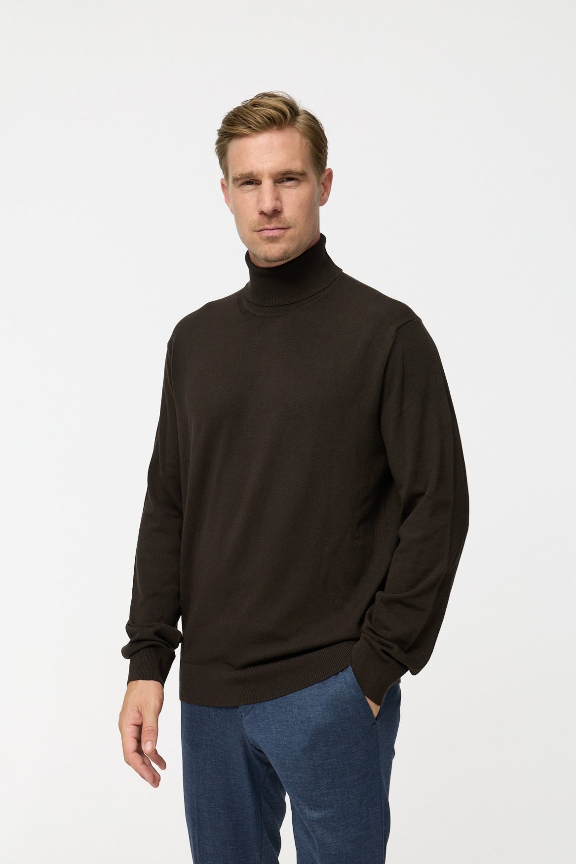 DiRyan Sweater Slim Fit | Dk. Brown