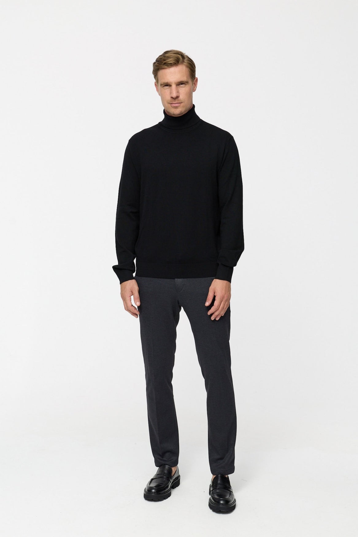 Rollkragen Pullover DiRyan 408-900 | Black