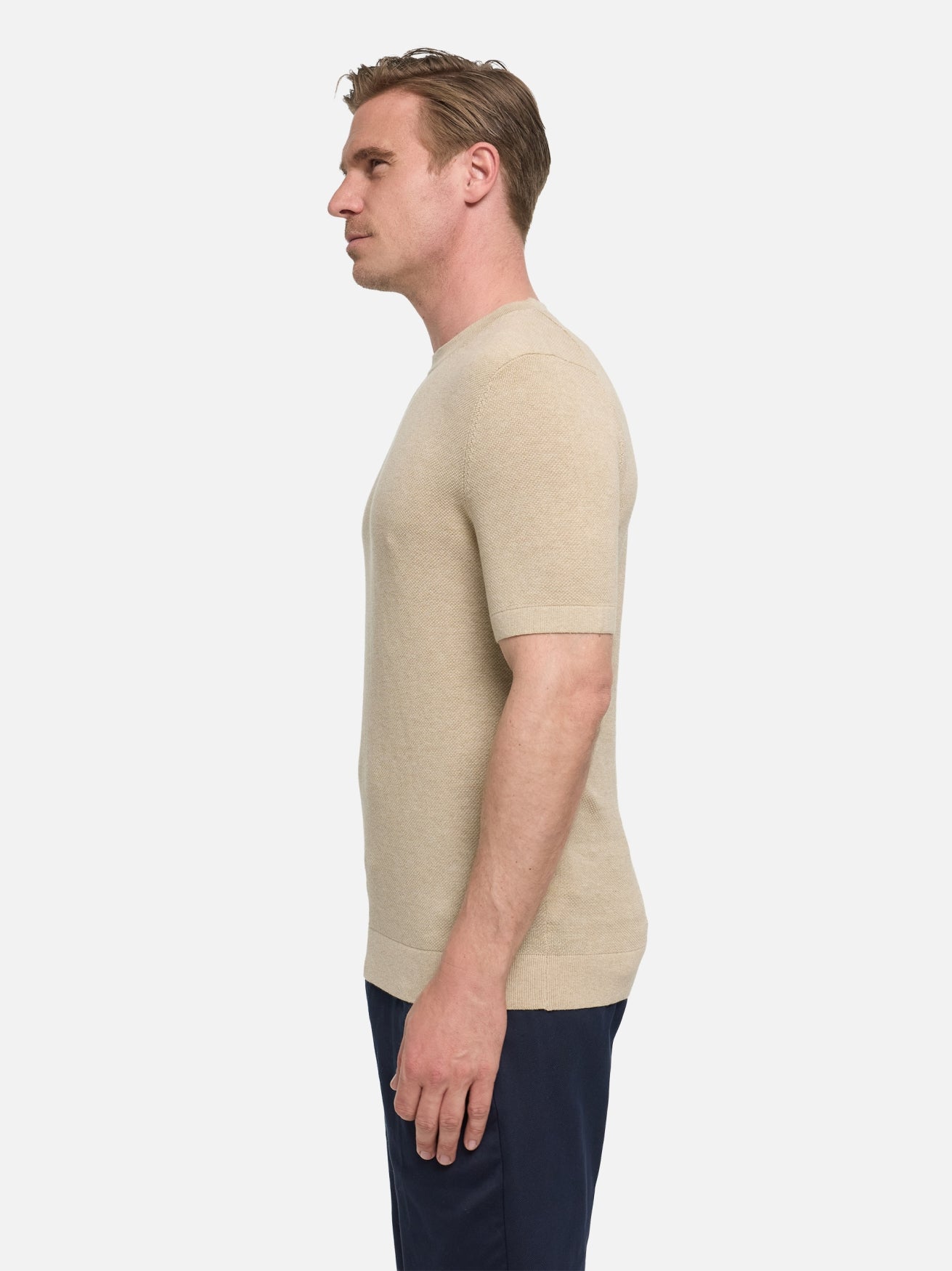 DiVanni T-Shirt Slim Fit | Med. Beige