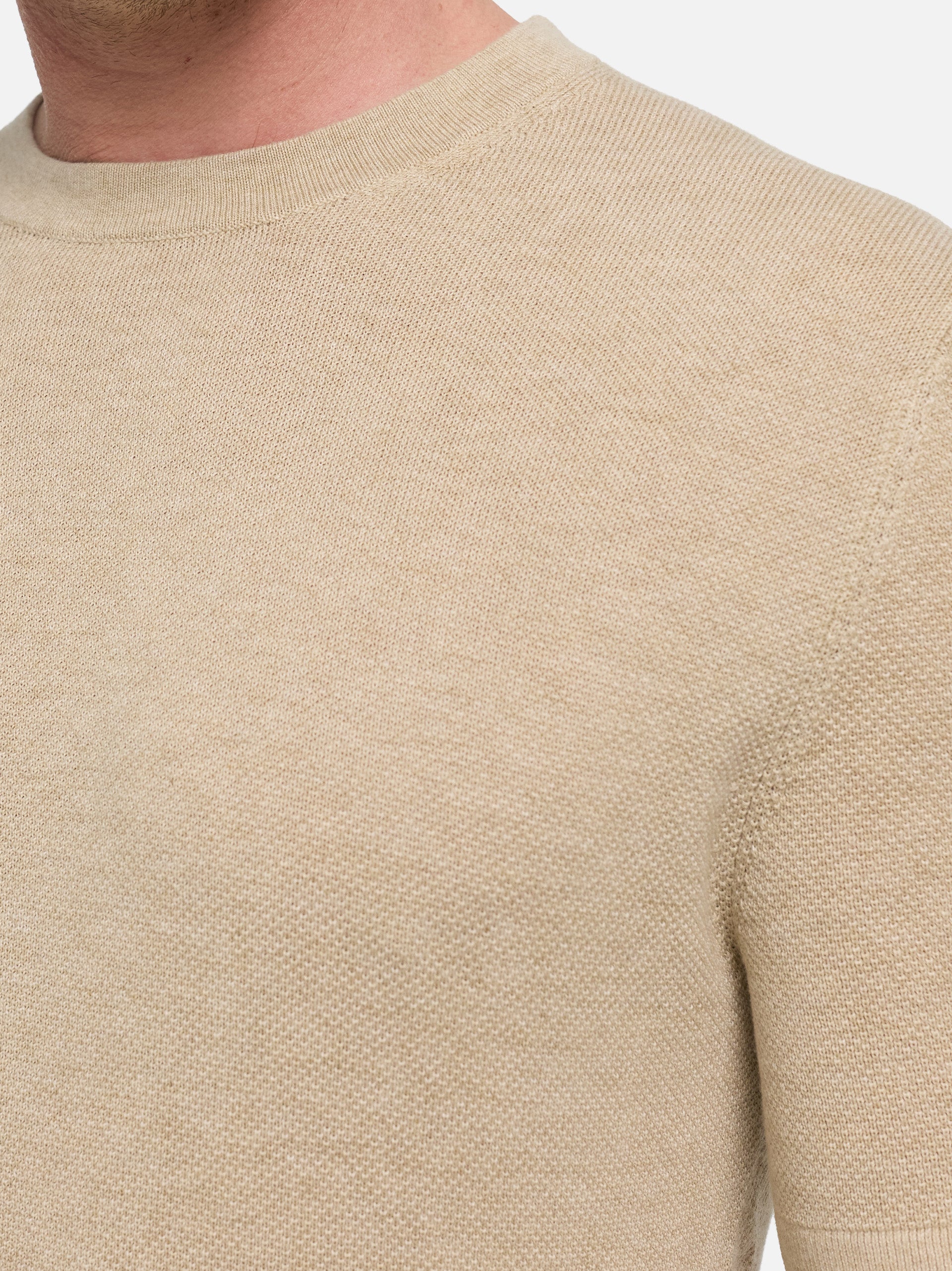 DiVanni T-Shirt Slim Fit | Med. Beige