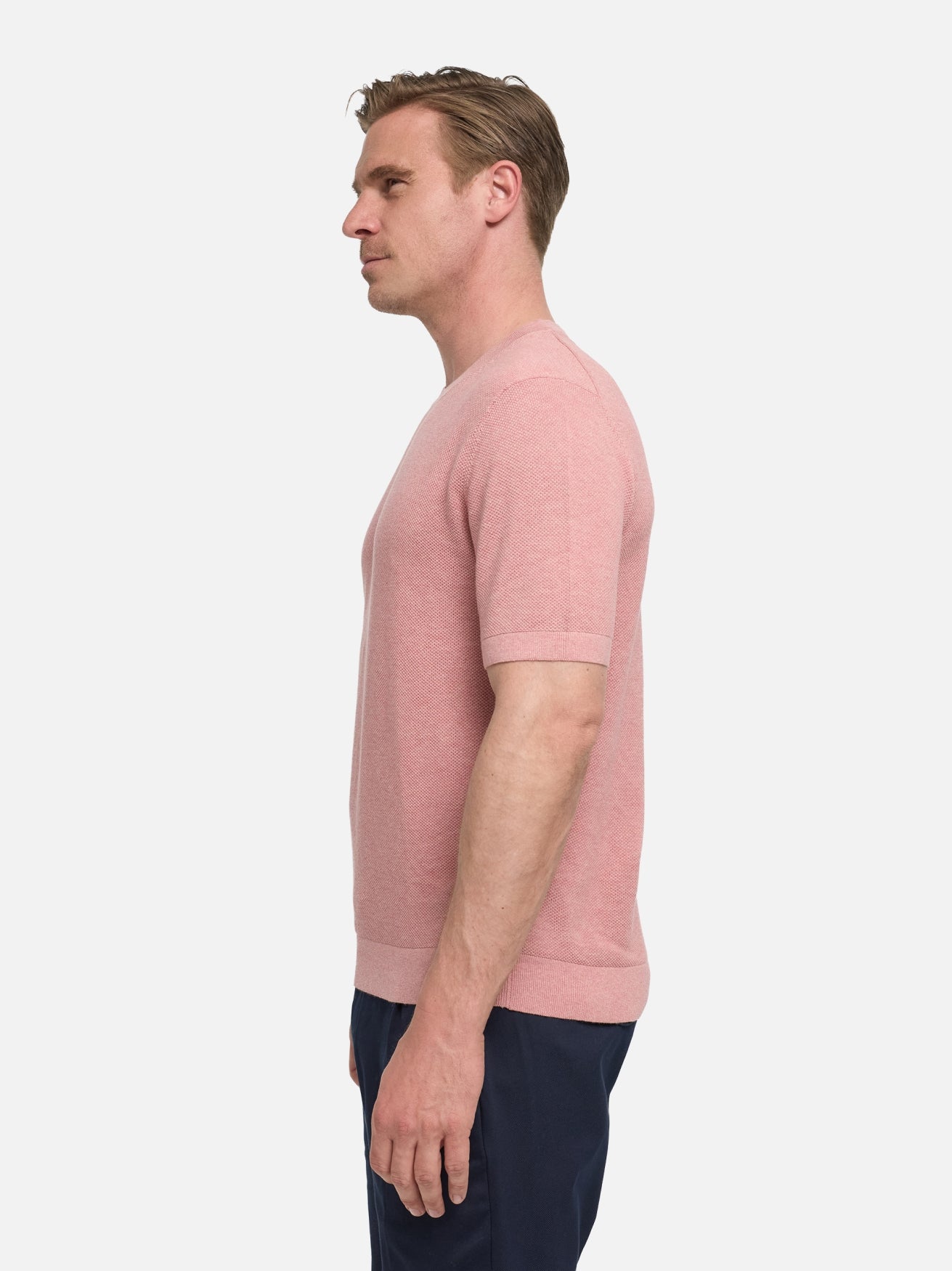 Herren T-Shirt DiVanni in Lt. Rose, Seitenansicht