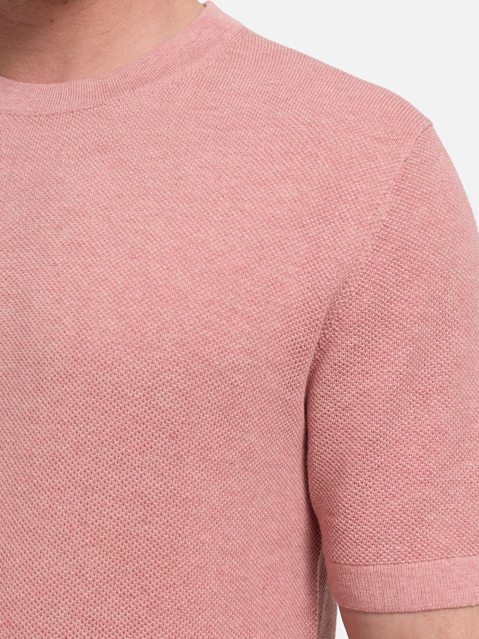 Herren T-Shirt DiVanni in Lt. Rose, Detailansicht