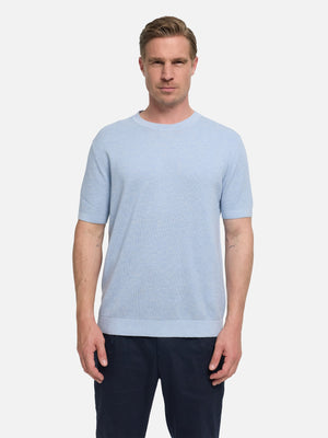 Herren T-Shirt DiVanni in Lt. Blue, Vorderansicht