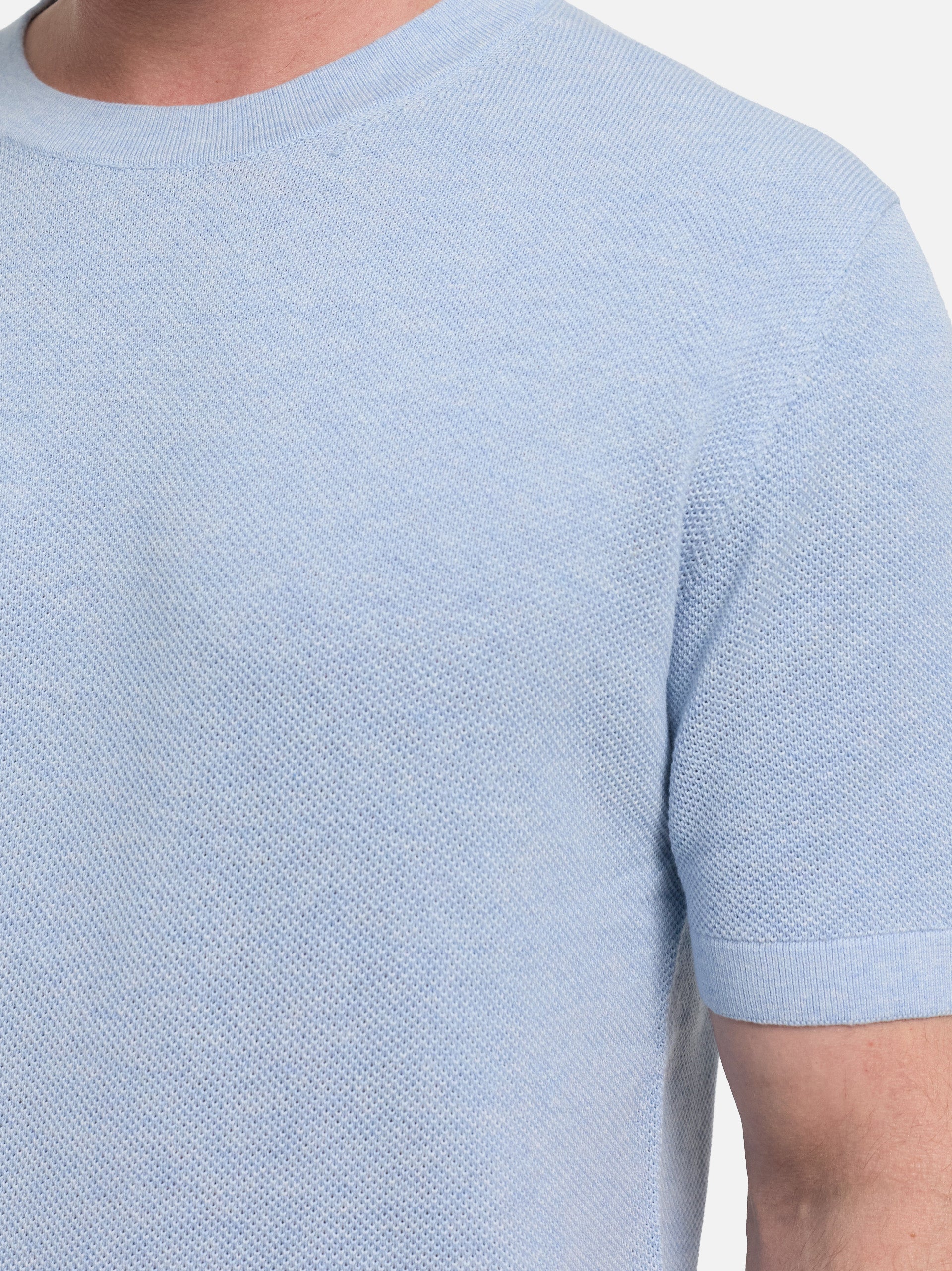 Herren T-Shirt DiVanni in Lt. Blue, Detailansicht