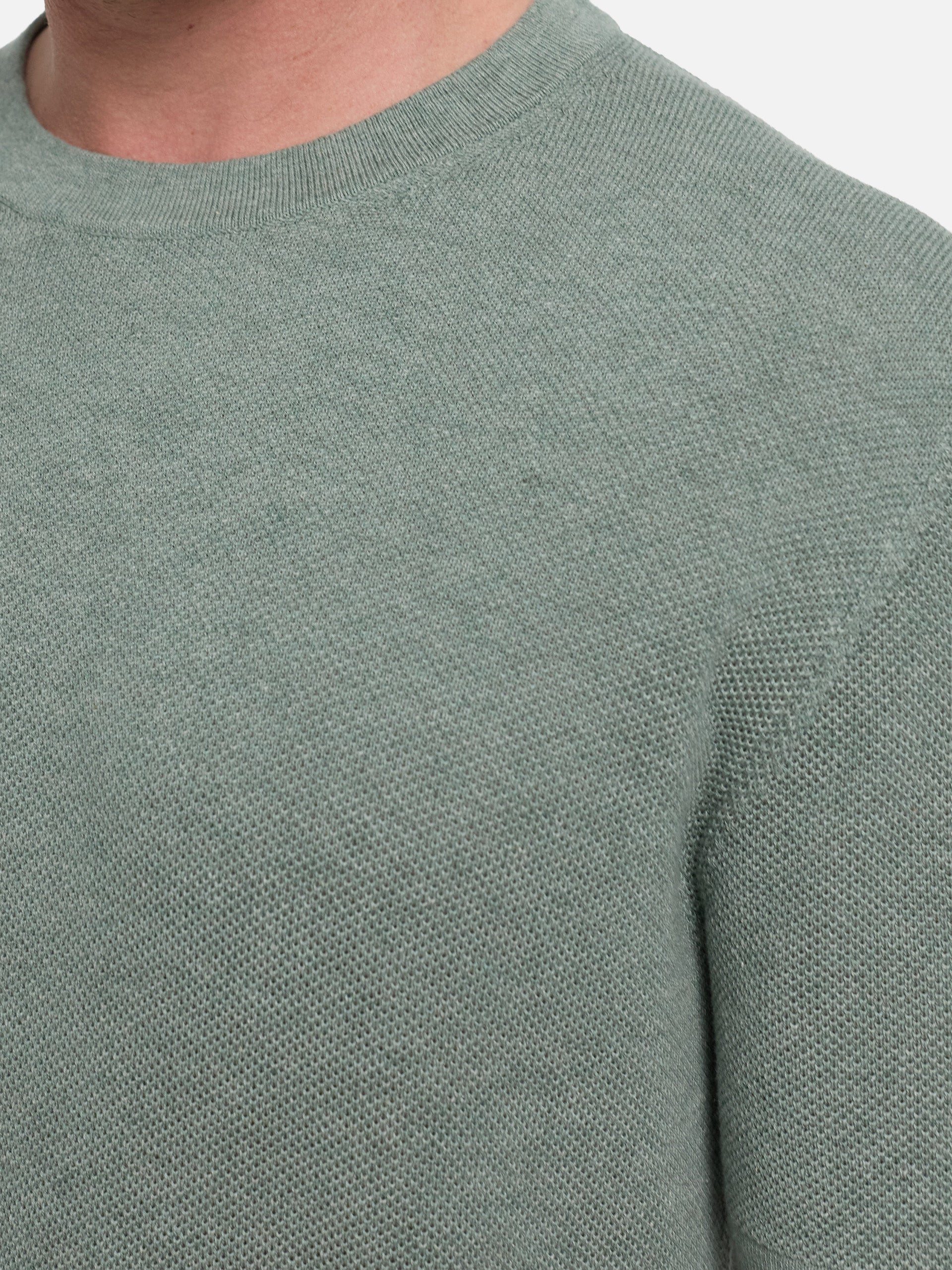 Herren T-Shirt DiVanni in Olive, Detailansicht