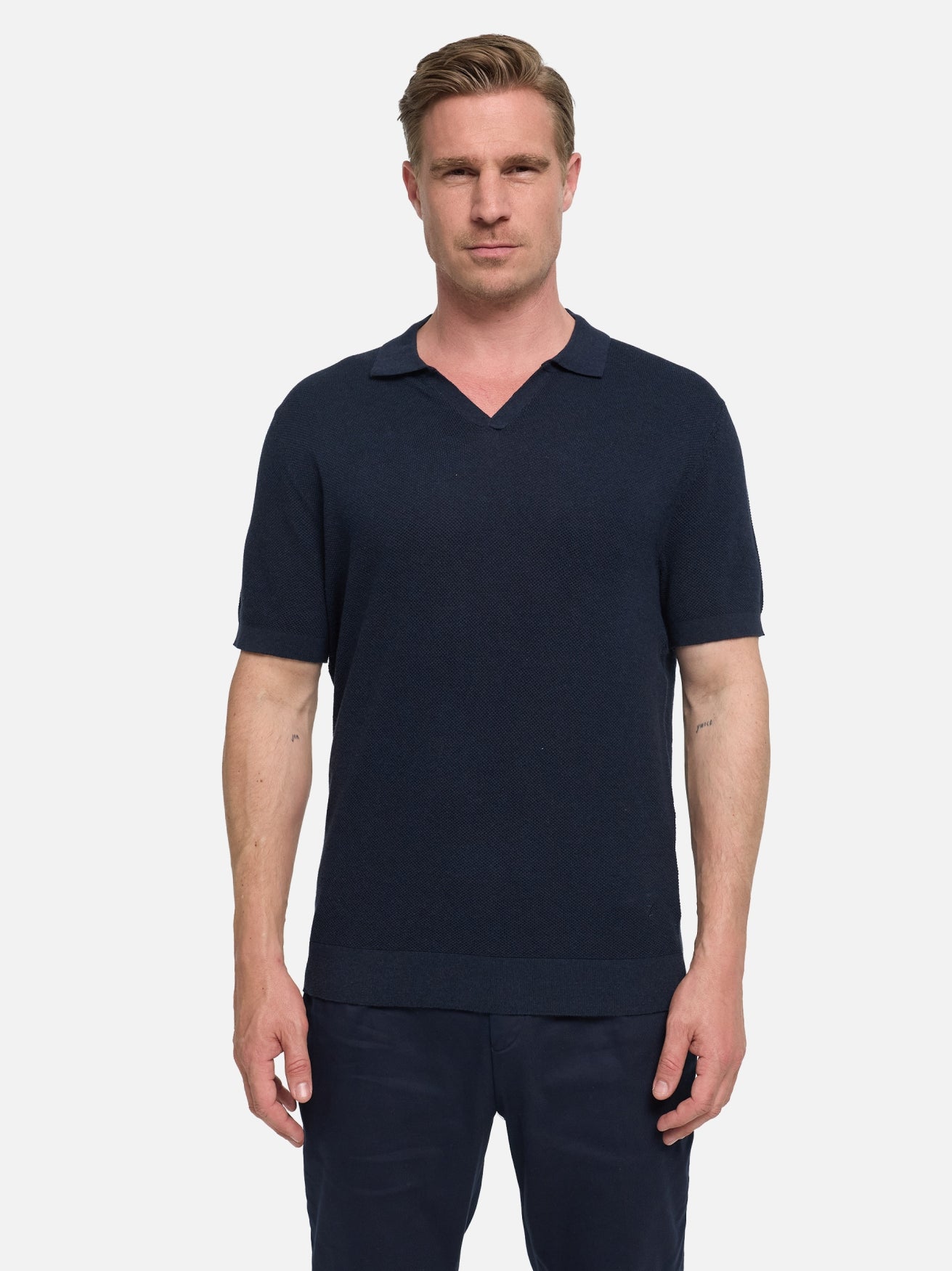 DiVero T-Shirt Slim Fit | Dk. Navy
