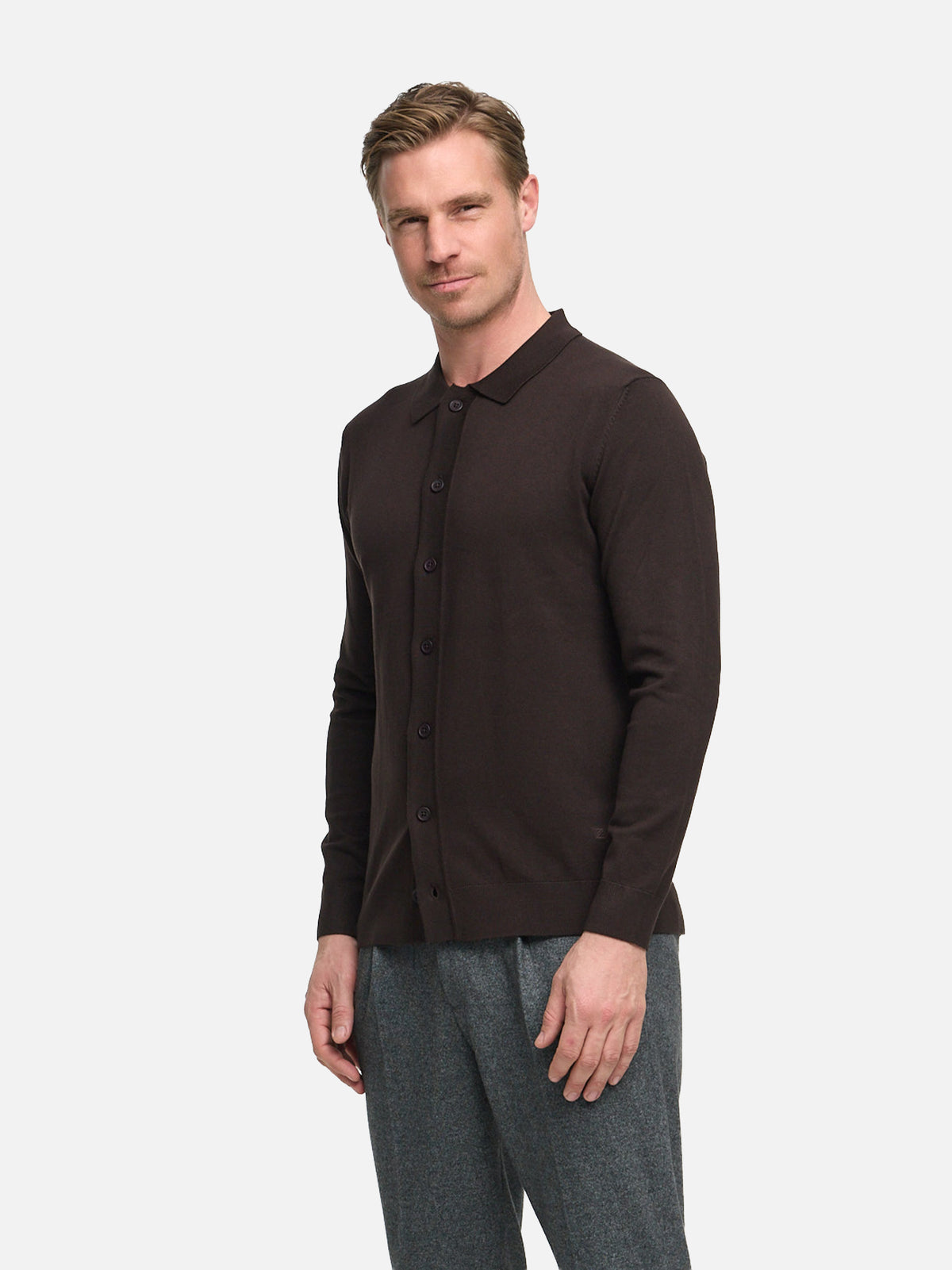 DiLenard Pullover Regular Fit | Dk. Brown