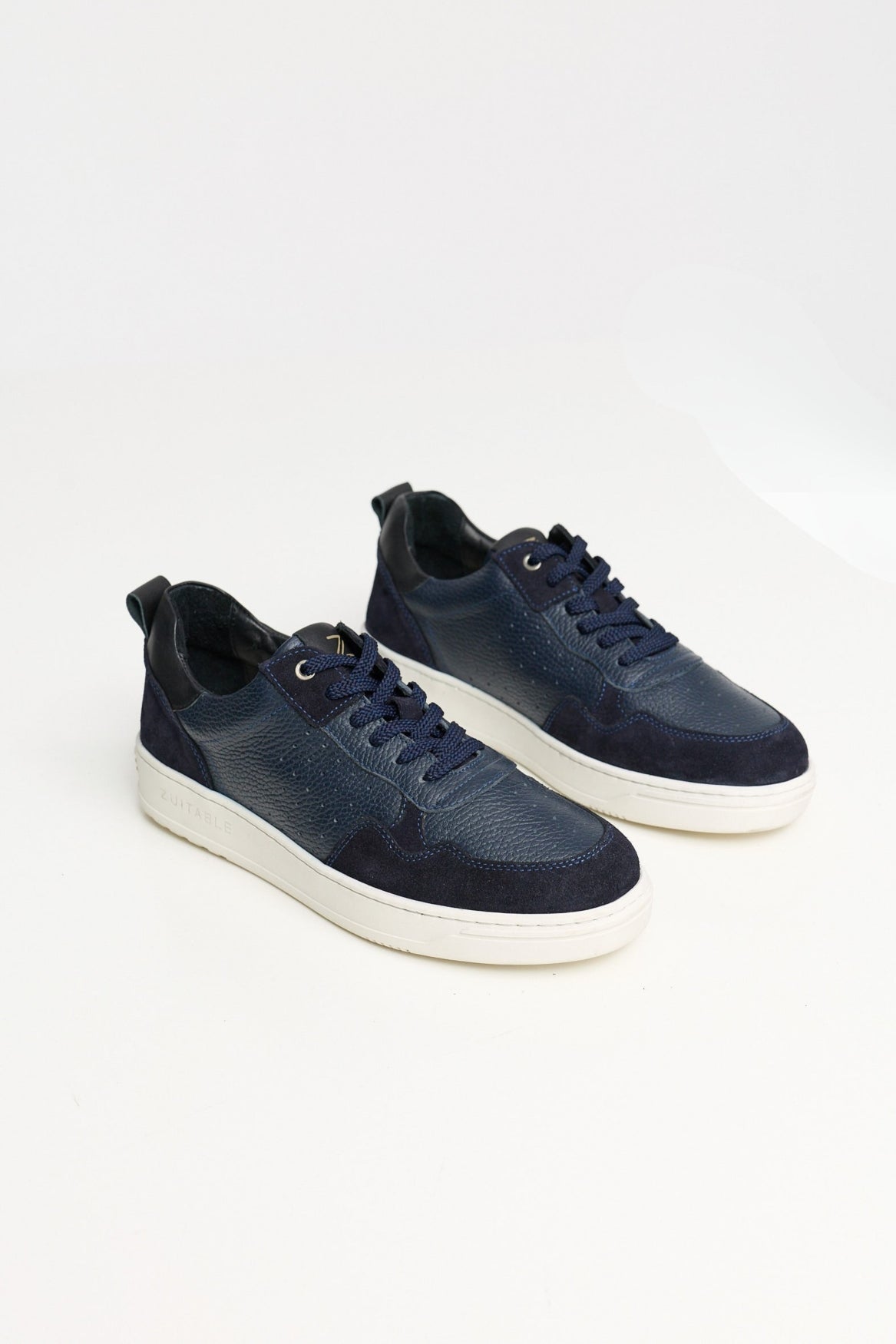 Leder Sneaker DiLario 826-680 | Navy