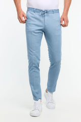 Herren Hose DiSpartaflex SE in Lt. Blue, Vorderansicht