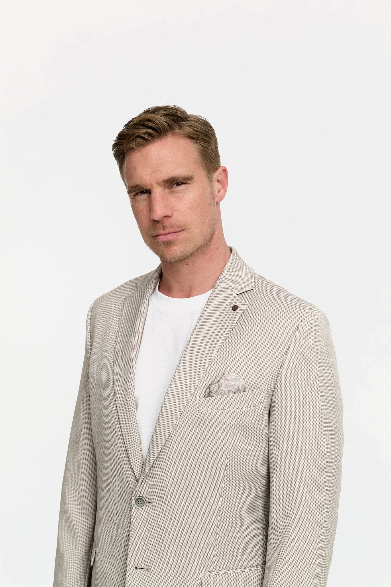 DiNick Sakko Slim Fit | Lt. Beige